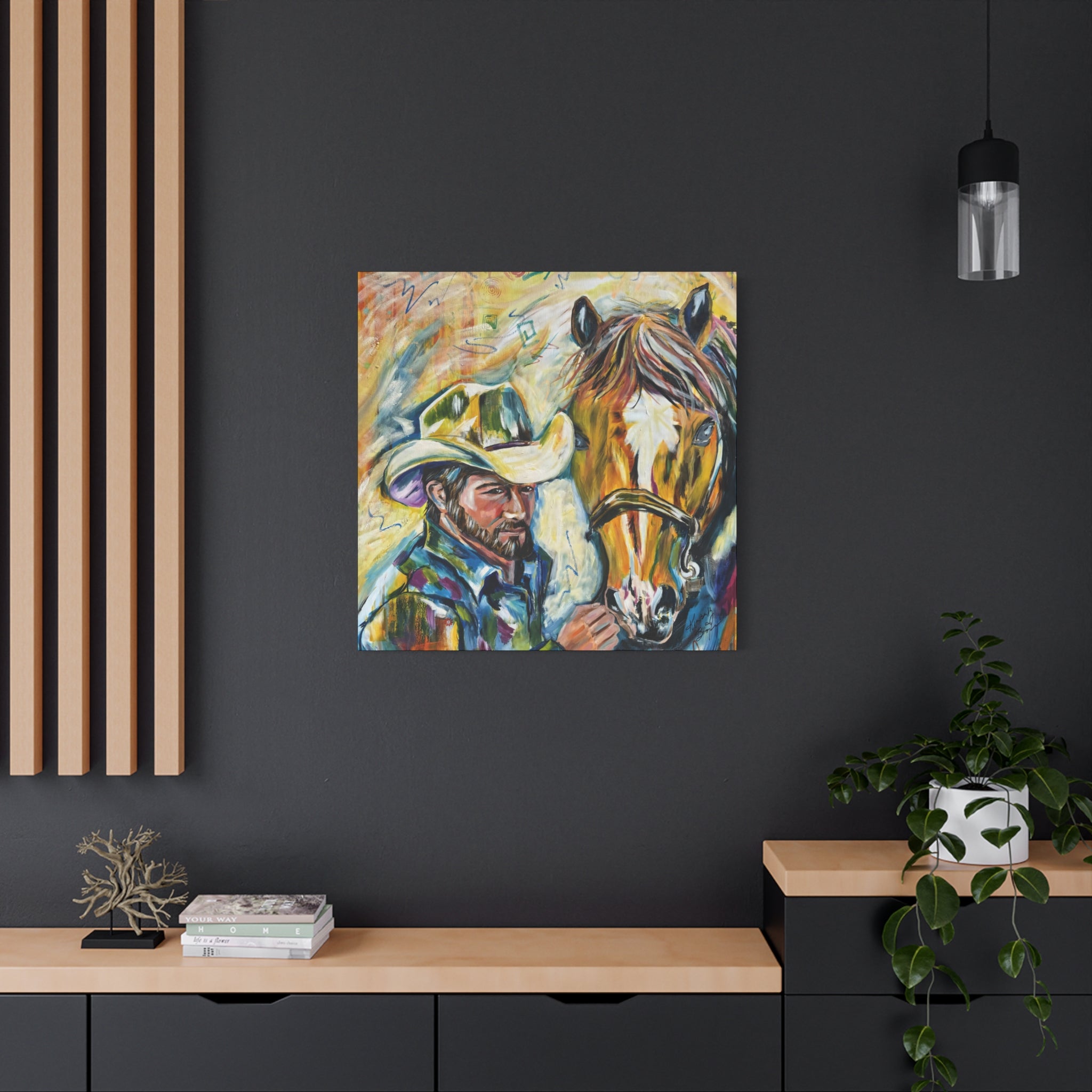"Let's Ride," Canvas Art