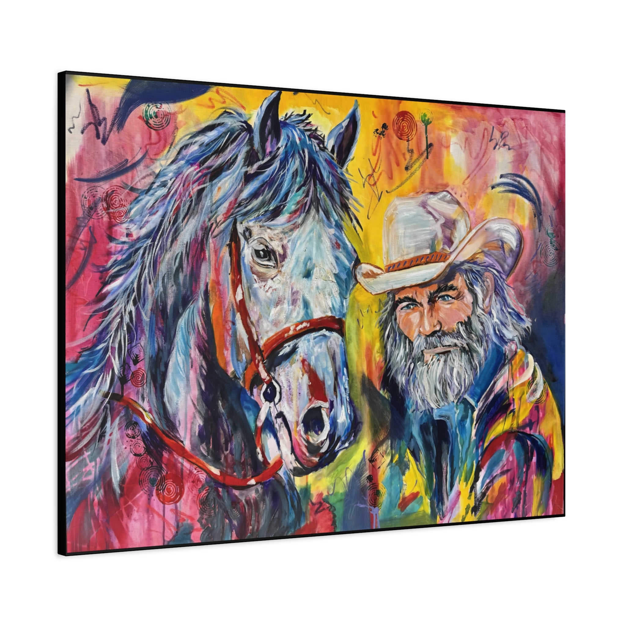 "Trail's End" Vibrant Canvas Print