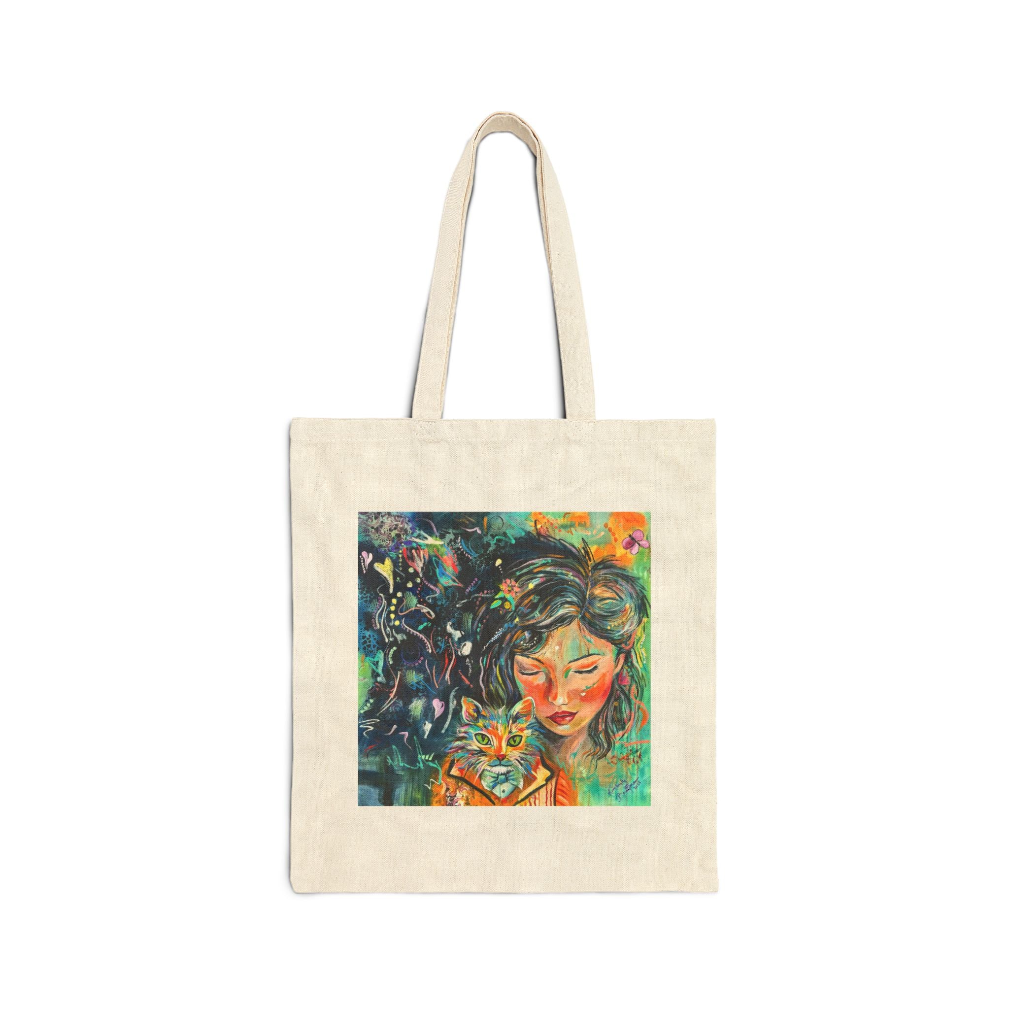 "Where Can I Find A Gentleman" Artistic Canvas Tote Bag