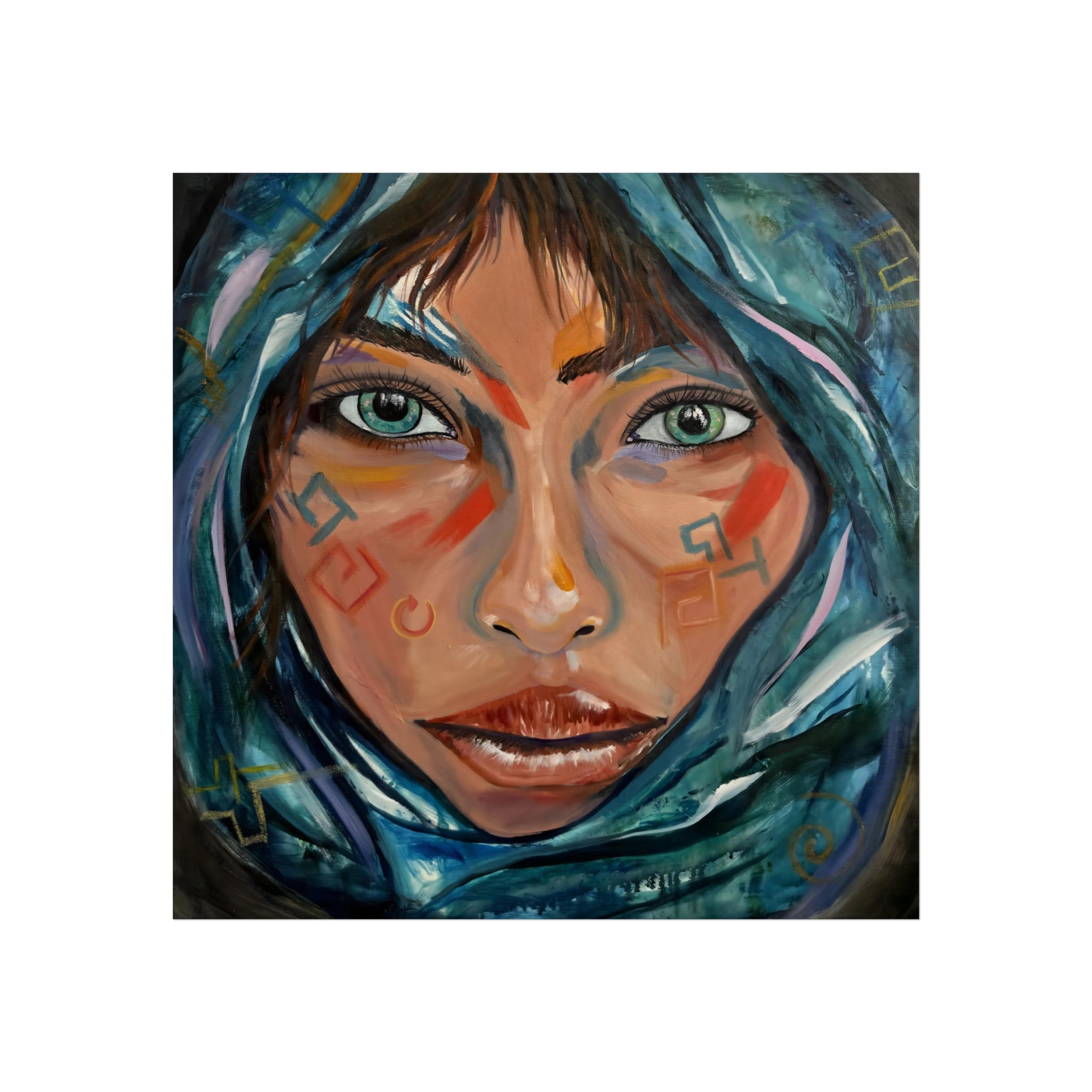 "Middle East Desert Girl" Fine Art Giclée Print
