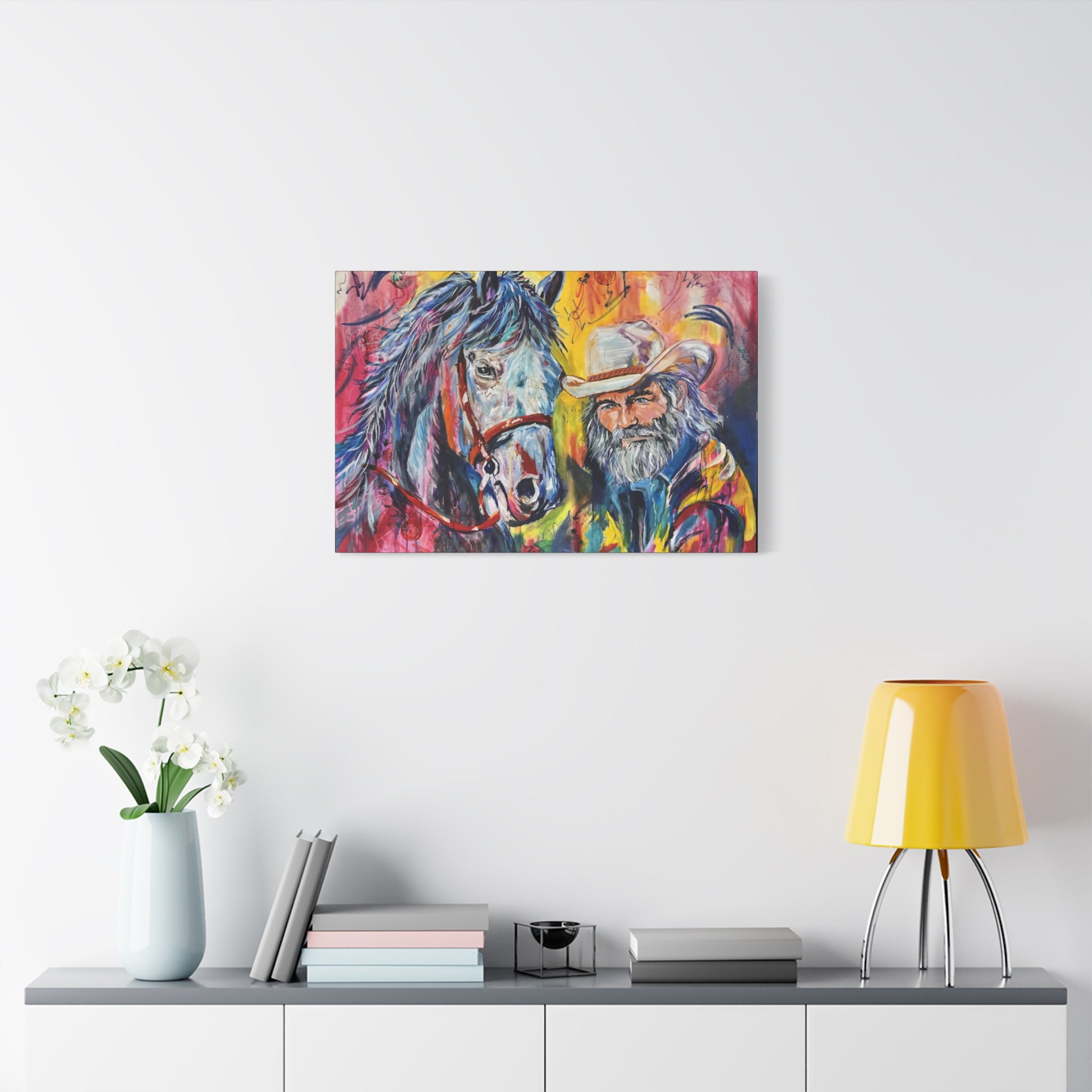 "Trail's End" Vibrant Canvas Print
