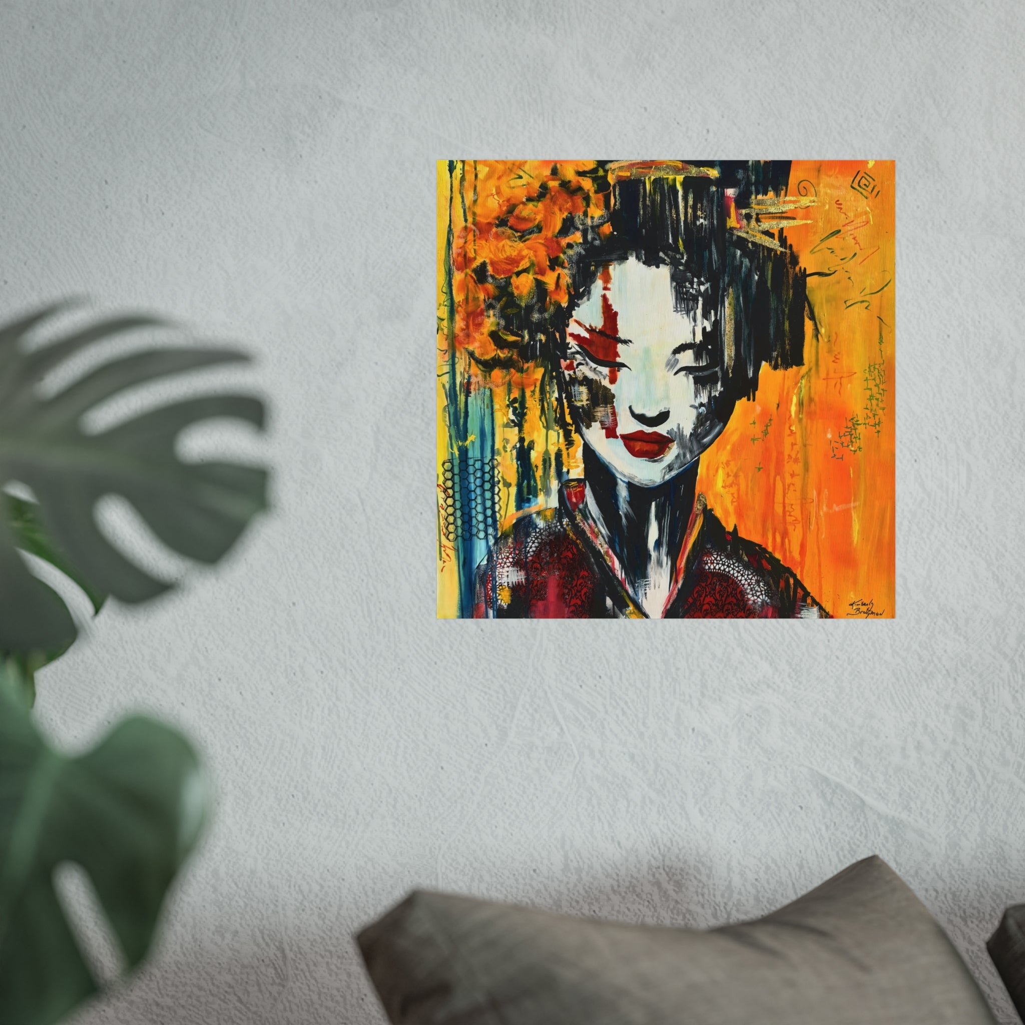 "Red Geisha" Fine Art Giclée Print