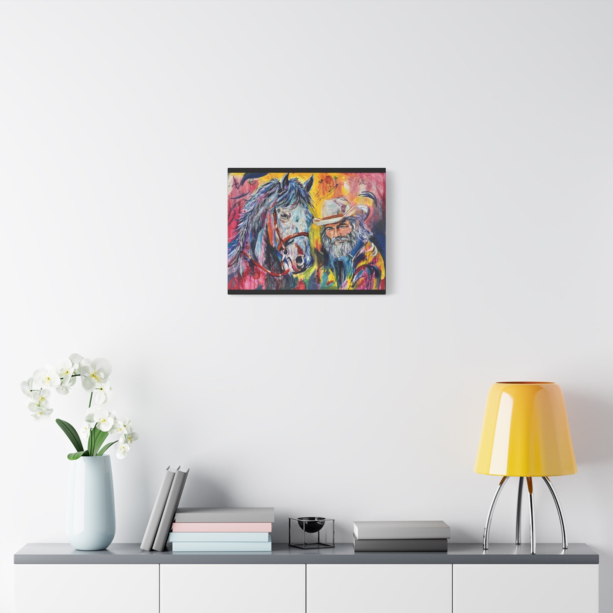 "Trail's End" Vibrant Canvas Print