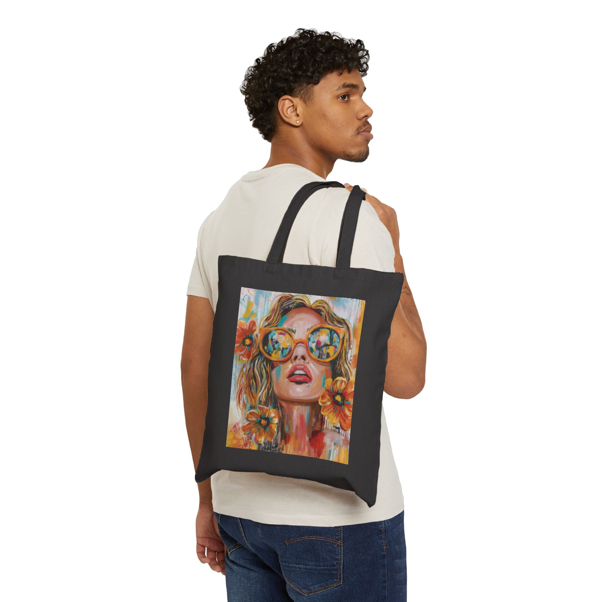 "My Sunglass Summer" Canvas Tote Bag