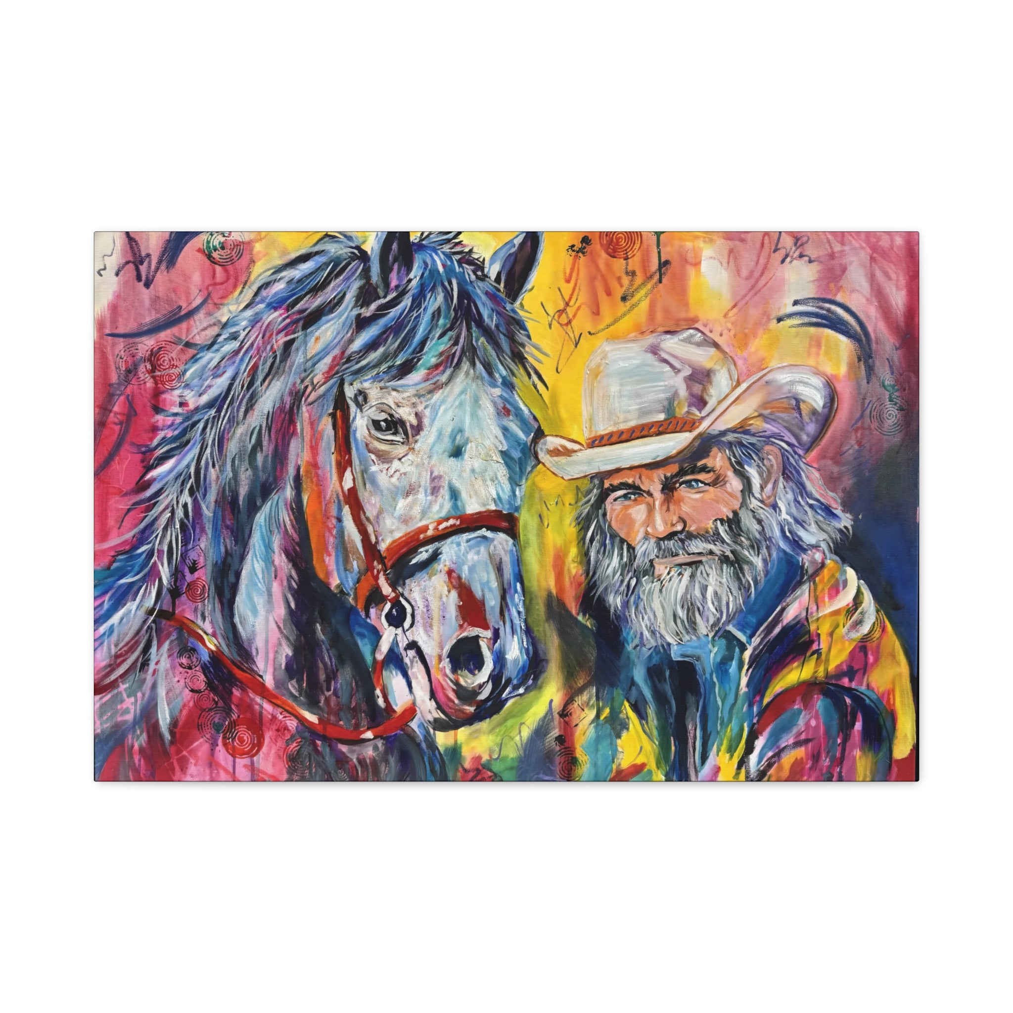 "Trail's End" Vibrant Canvas Print