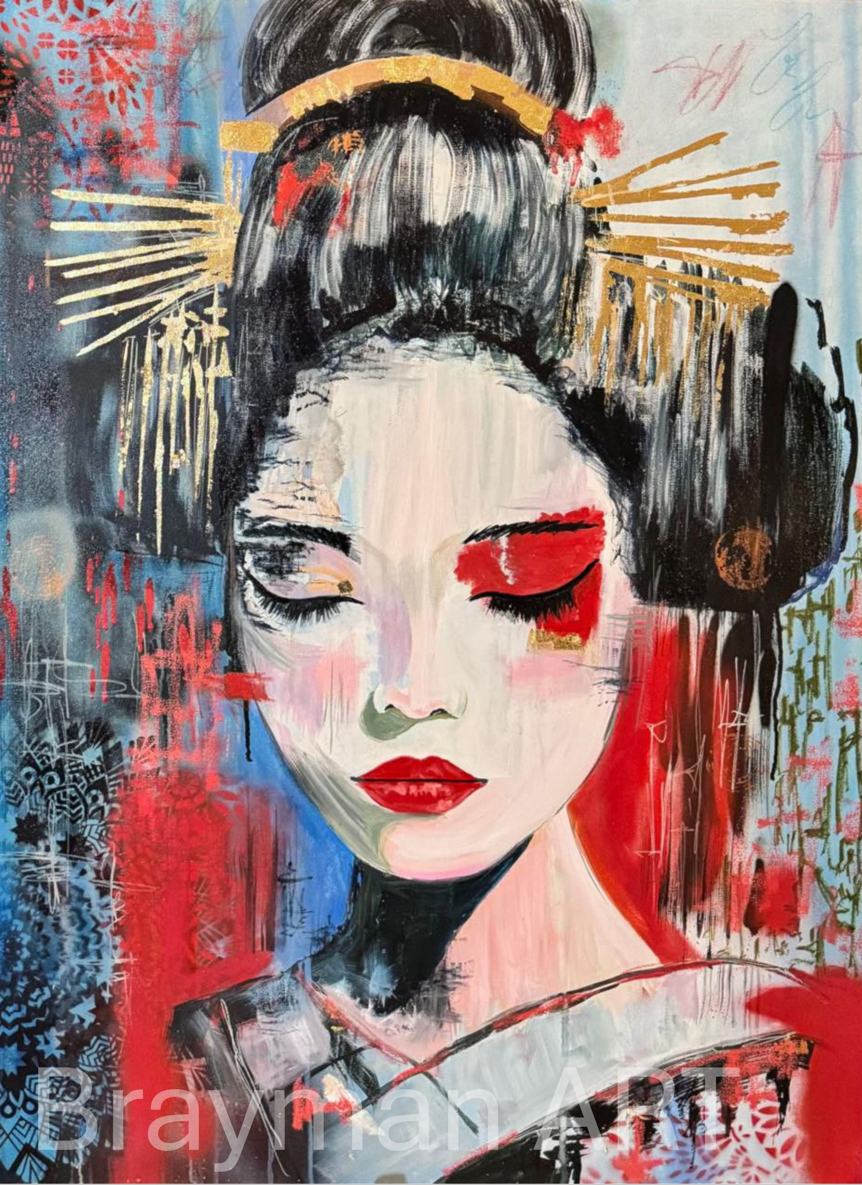 White Geisha – Original Artwork (SOLD)