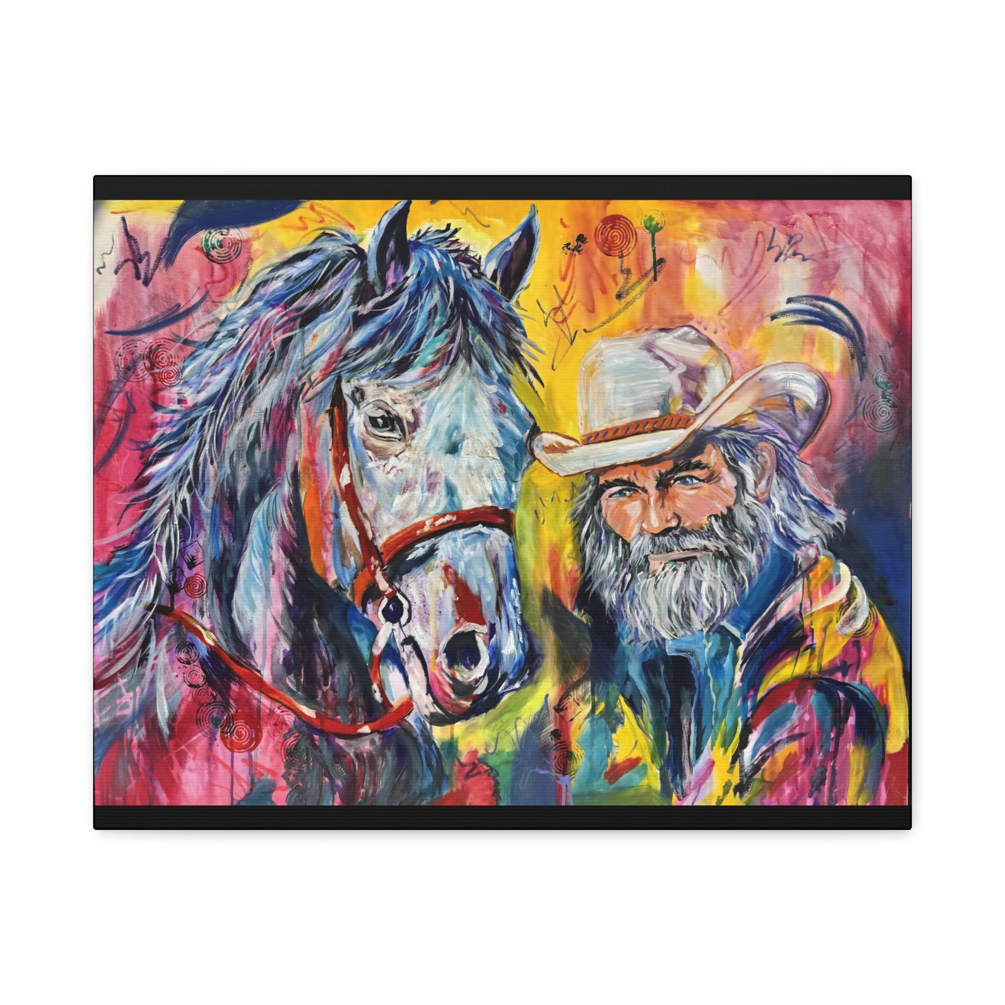 "Trail's End" Vibrant Canvas Print