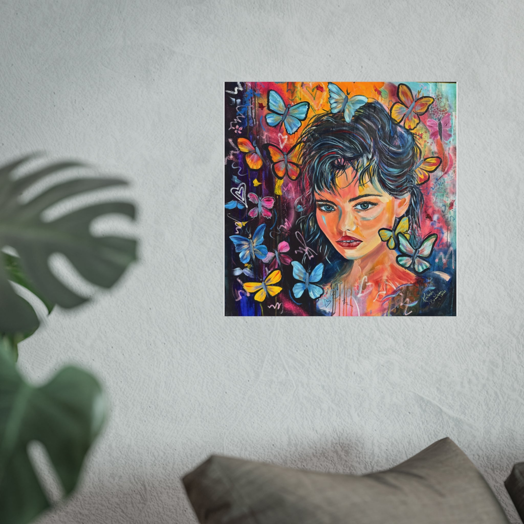 "Buttterfly Princess" Fine Art Giclée Print