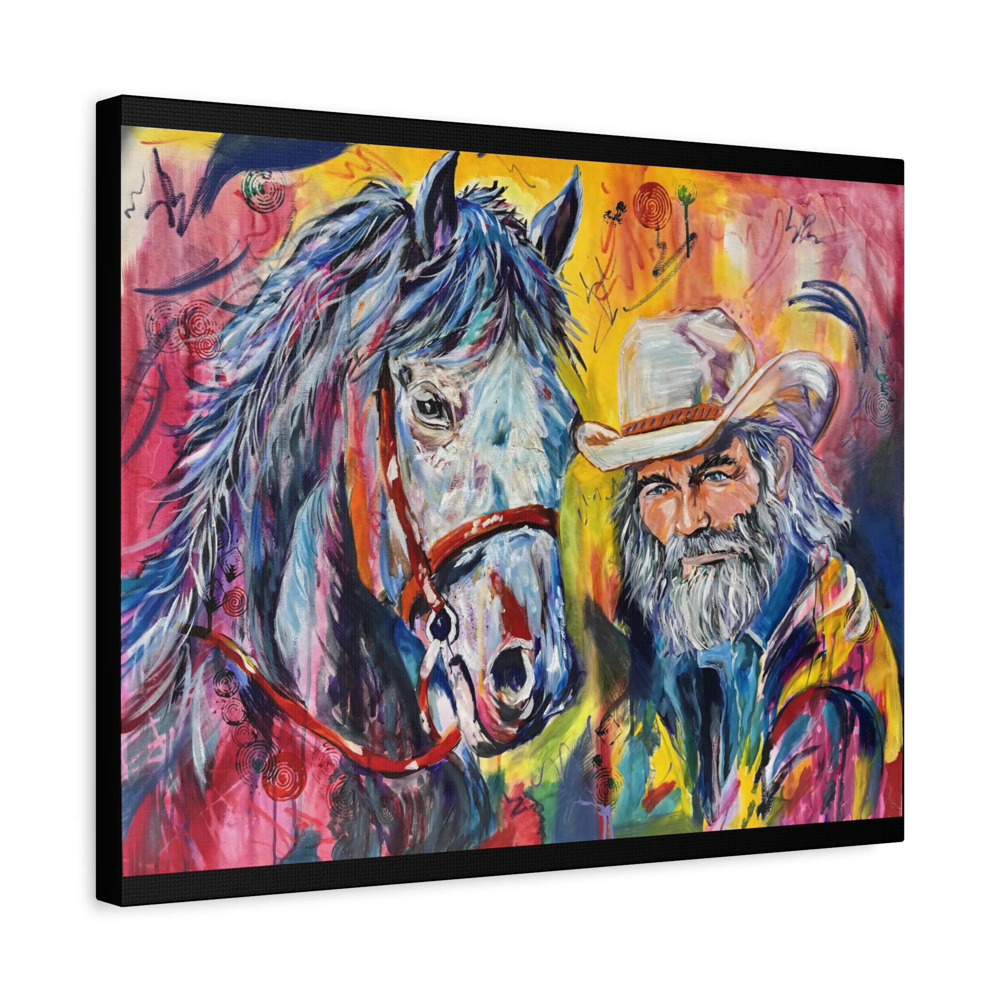 "Trail's End" Vibrant Canvas Print