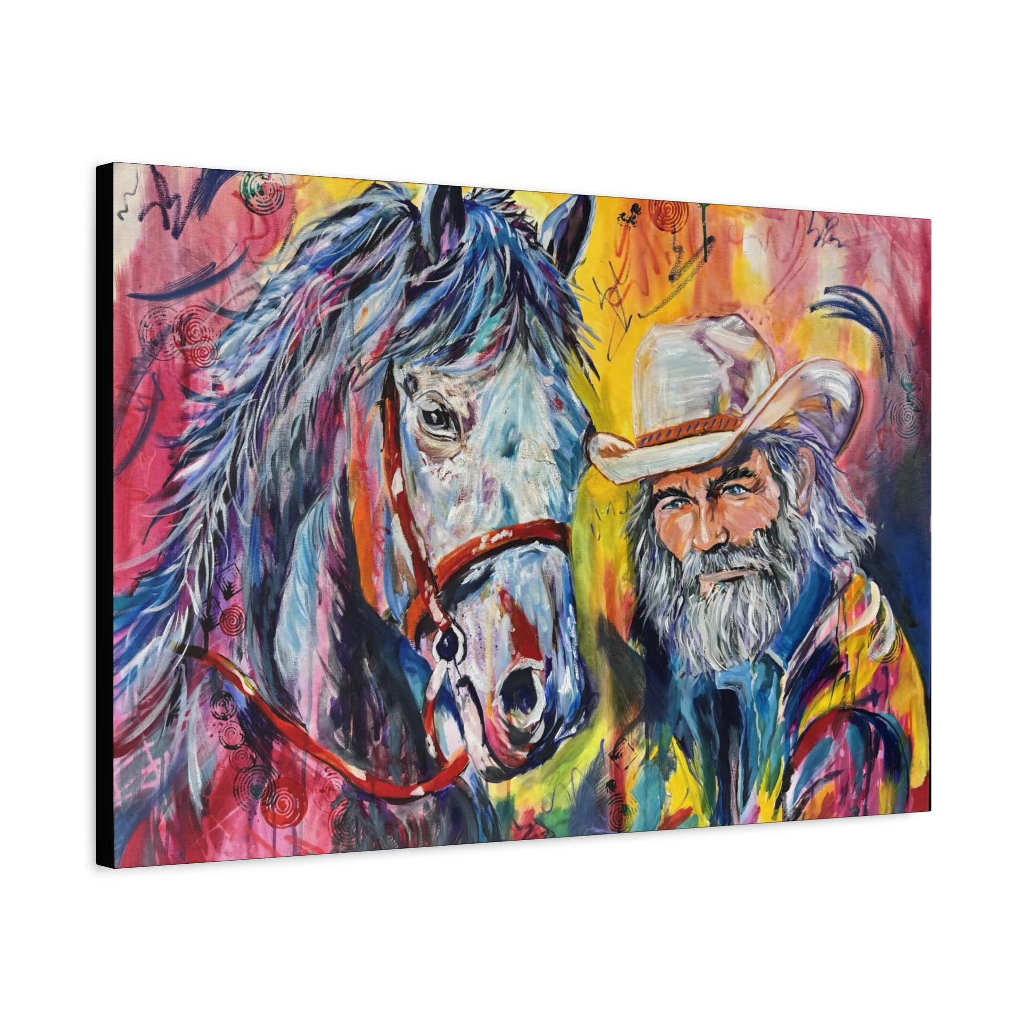 "Trail's End" Vibrant Canvas Print