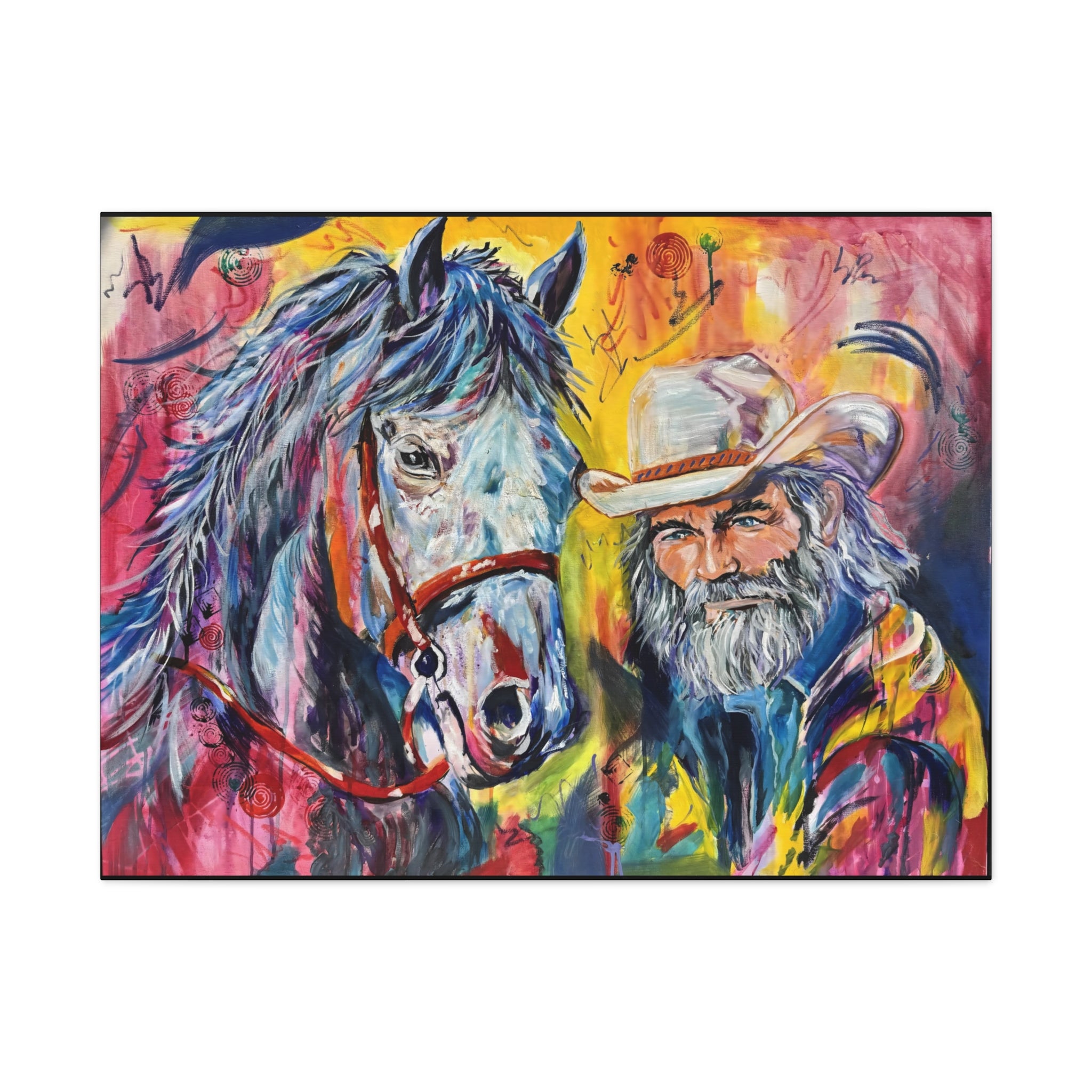 "Trail's End" Vibrant Canvas Print