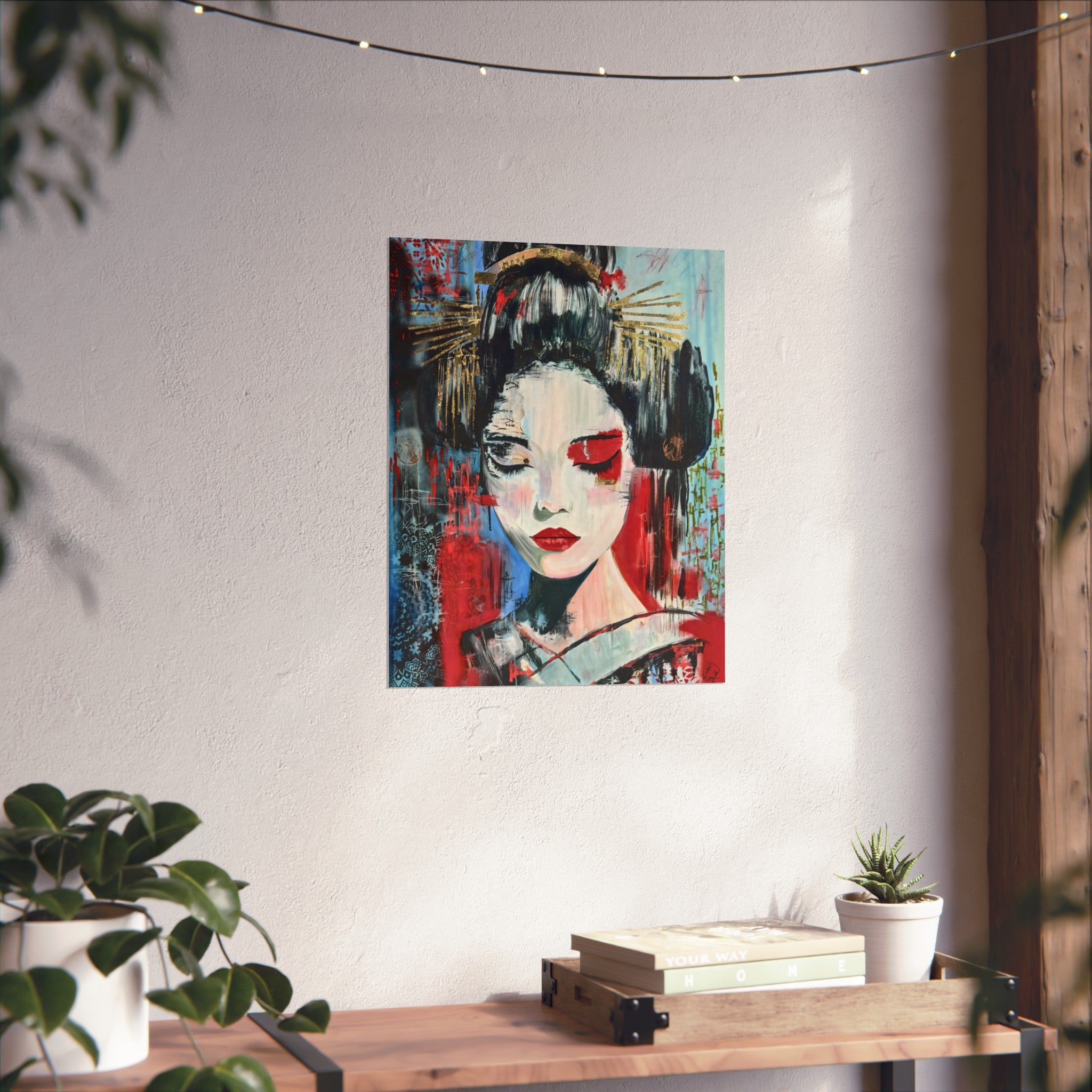 "White Geisha" Fine Art Giclée Print
