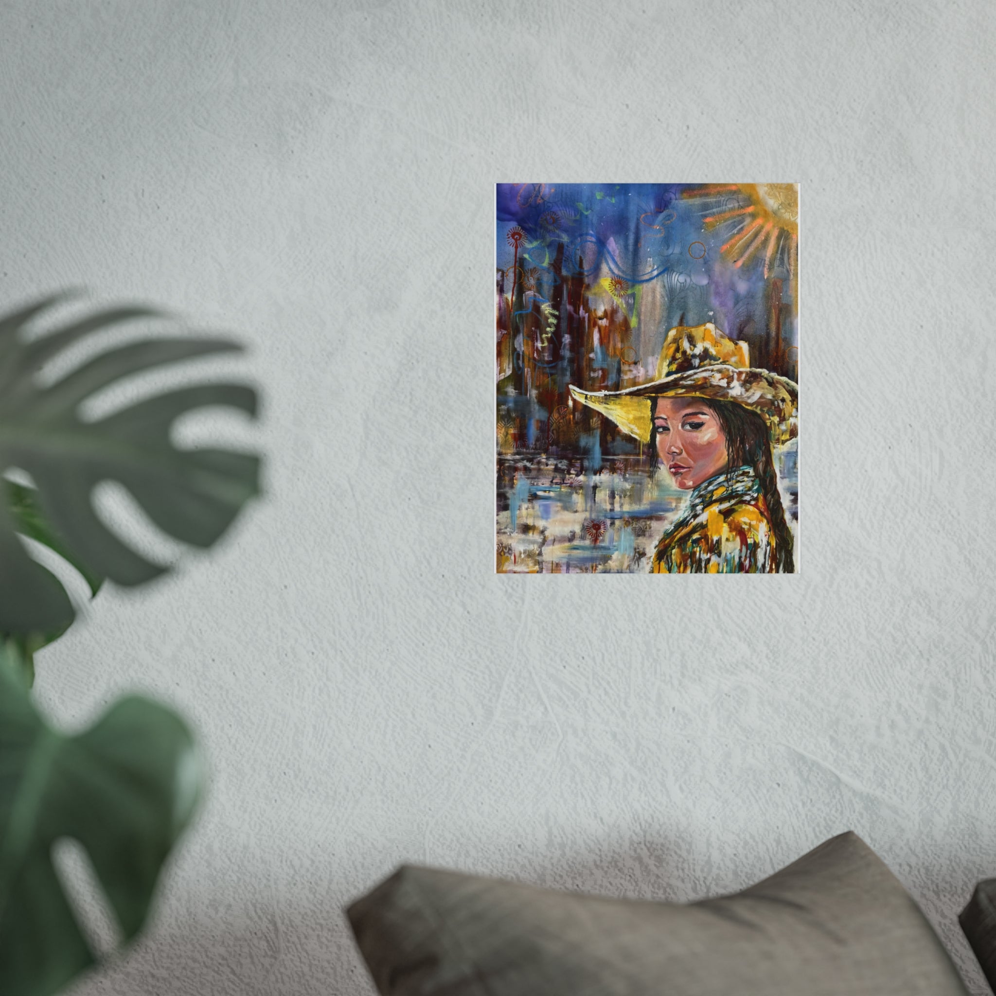 "Southwestern Desert Girl" Fine Art Giclée Print