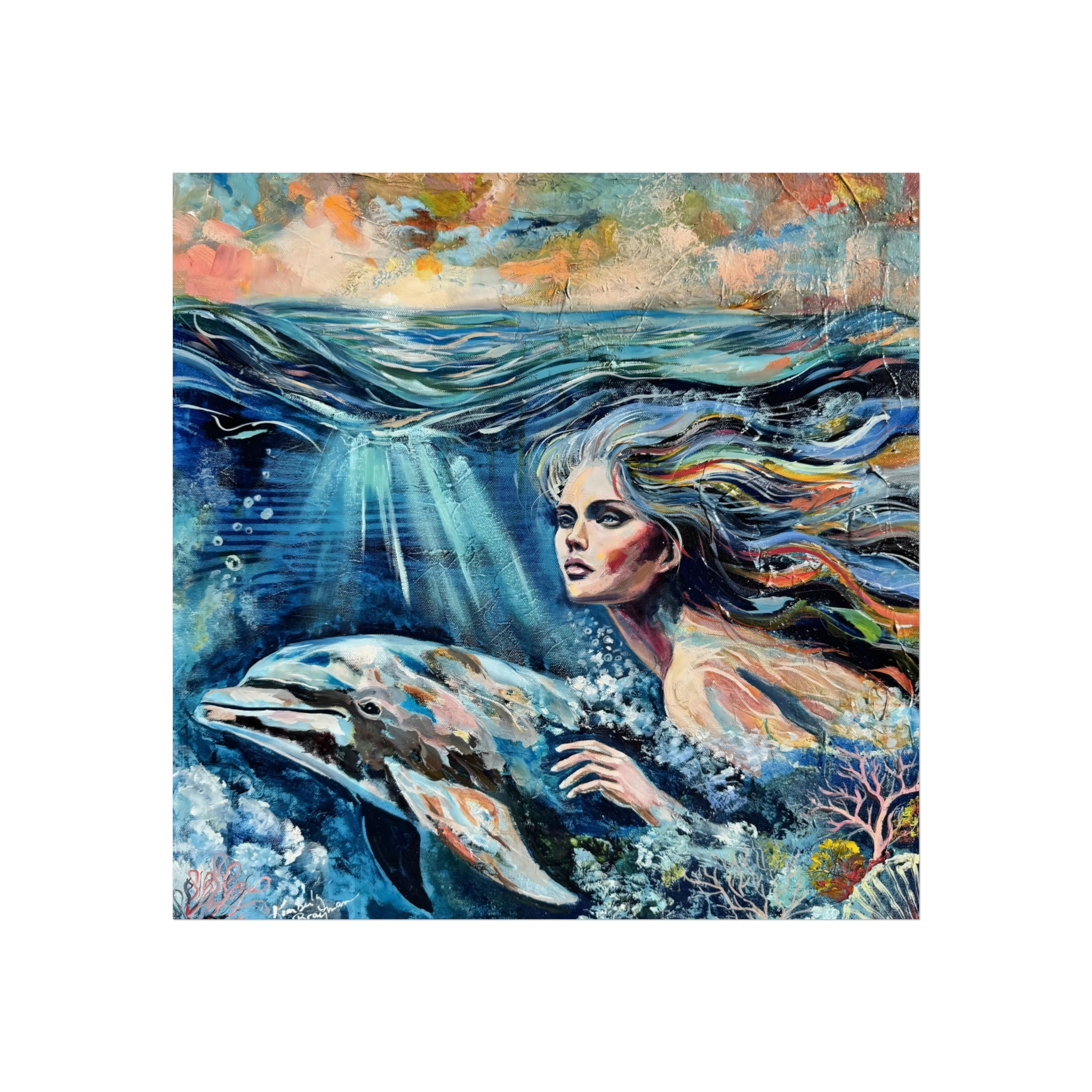 Under the Sea/ Ocean-inspired Fine Art by Brayman ART