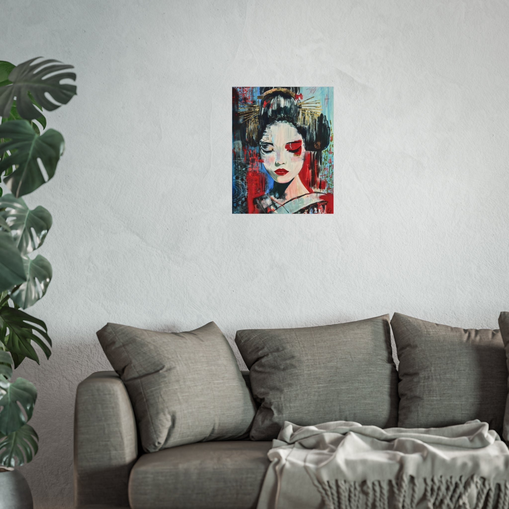 "White Geisha" Fine Art Giclée Print