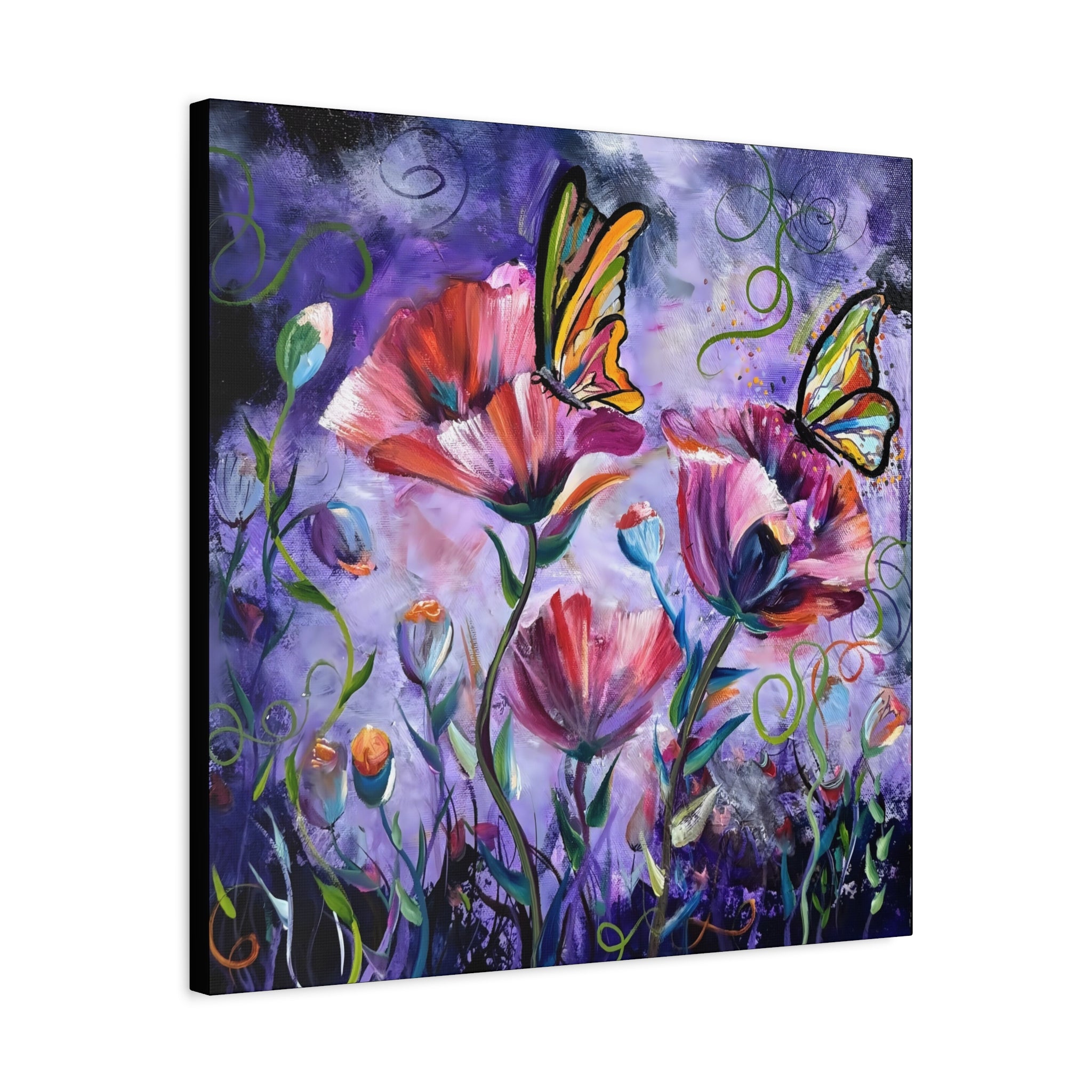 "Wanderer's Bloom" Canvas Print