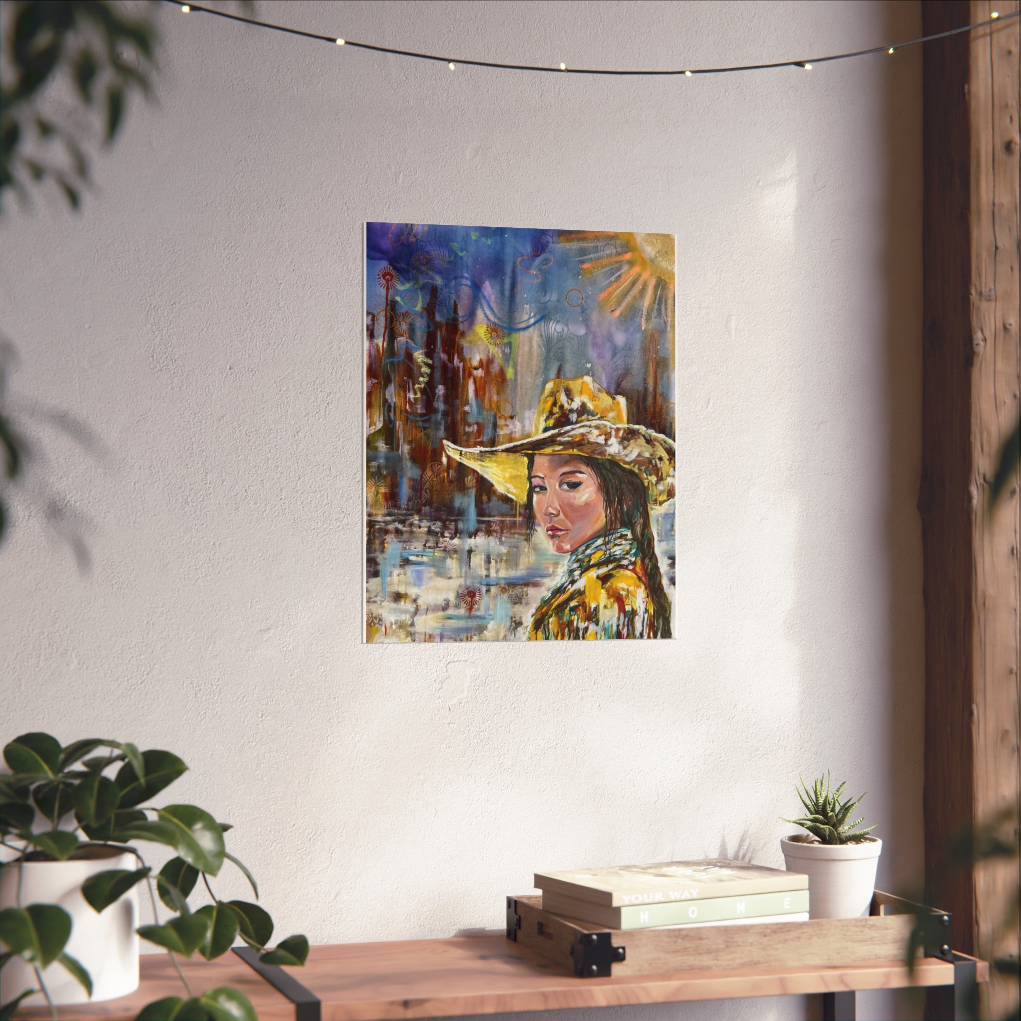 "Southwestern Desert Girl" Fine Art Giclée Print