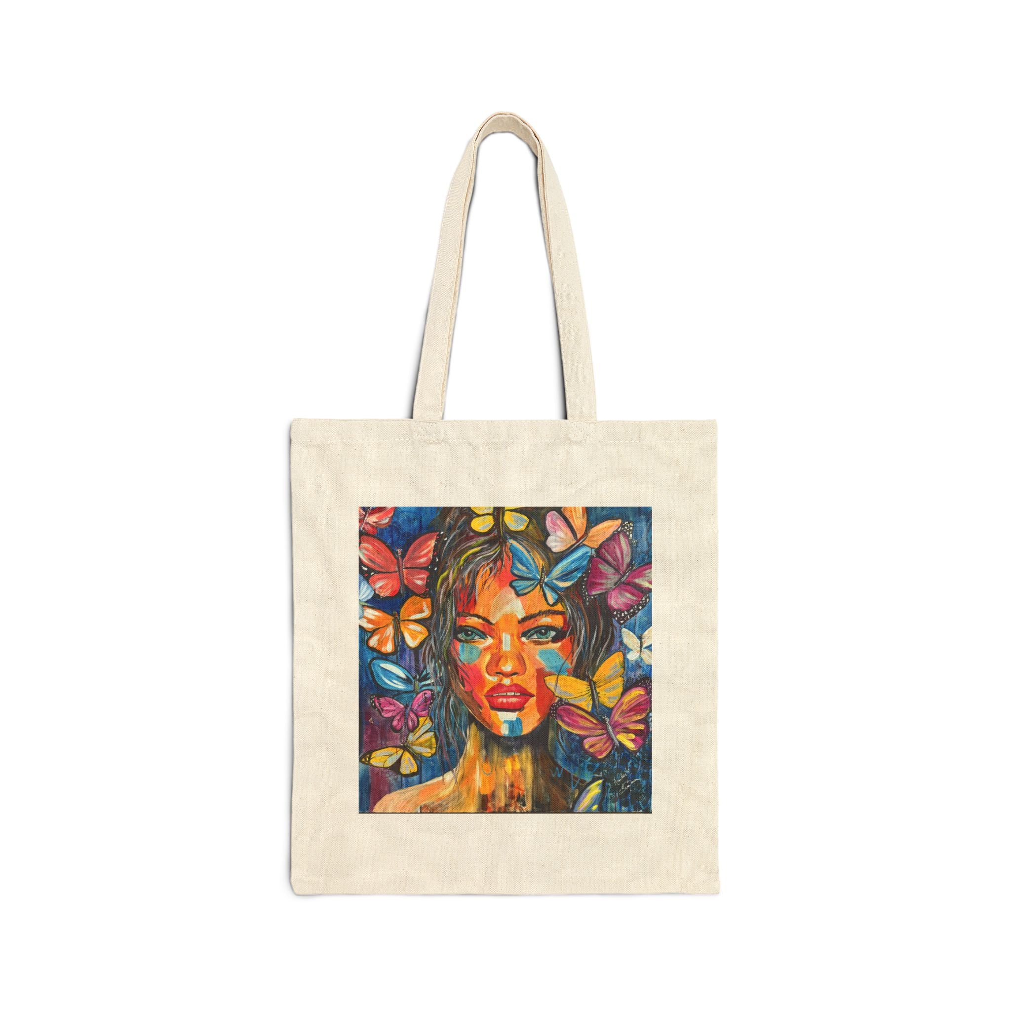 Vibrant Butterfly Art Tote Bag