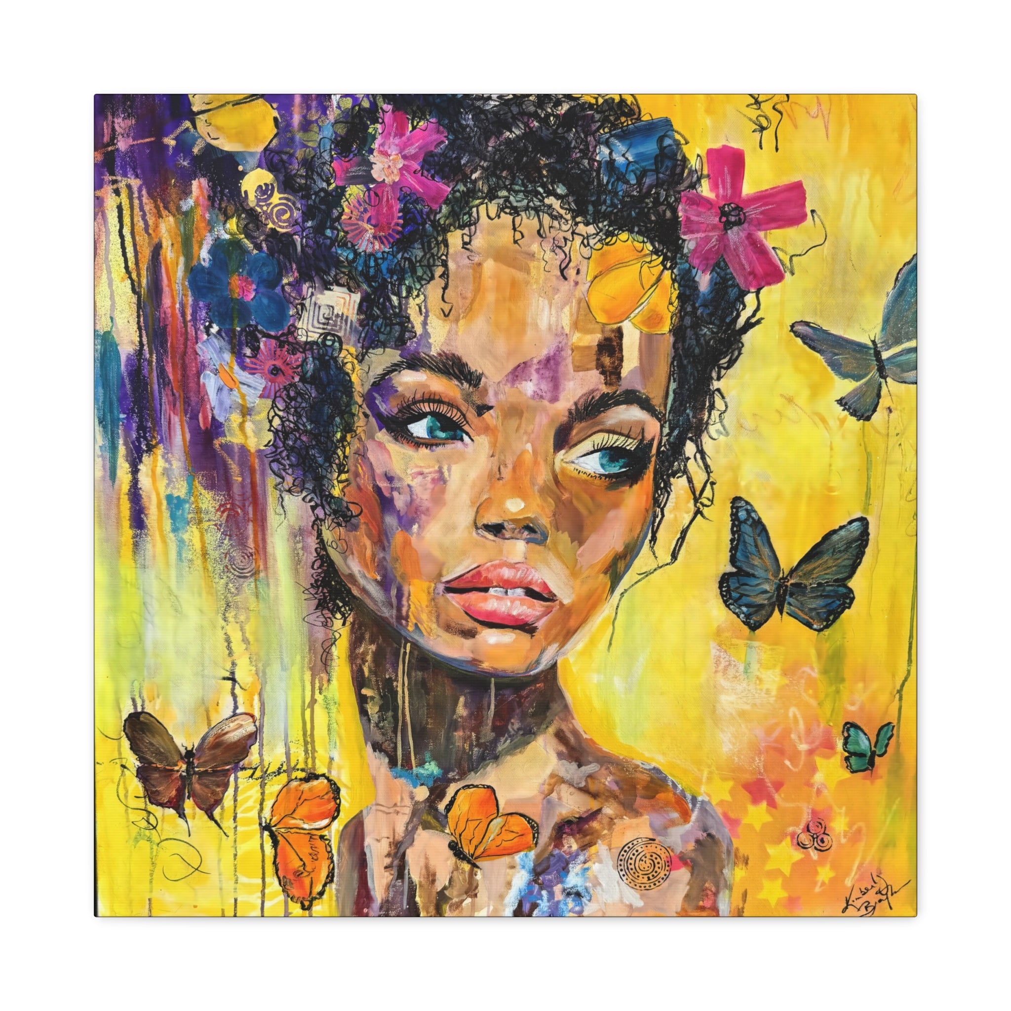 "Wondering," A Moment in Time Canvas Print