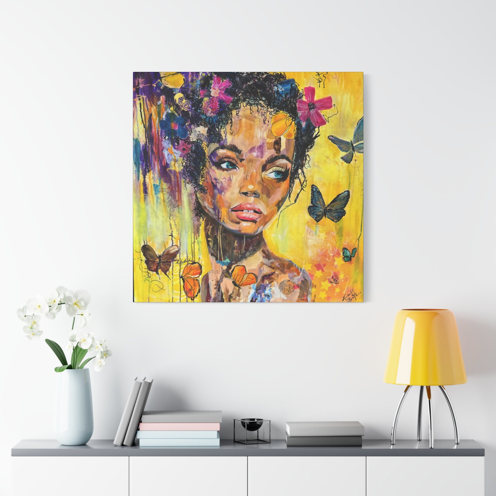 "Wondering," A Moment in Time Canvas Print