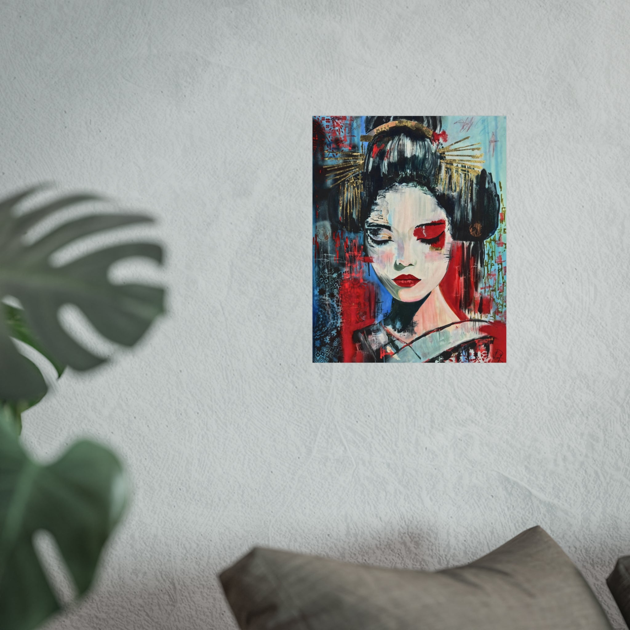"White Geisha" Fine Art Giclée Print