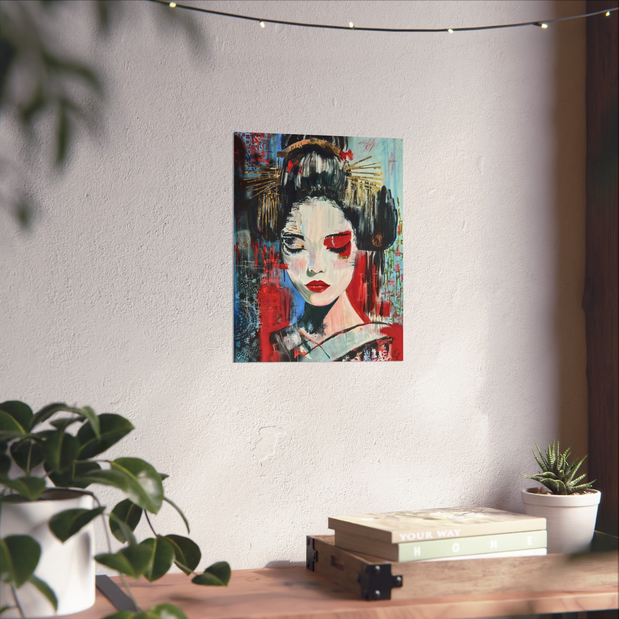 "White Geisha" Fine Art Giclée Print