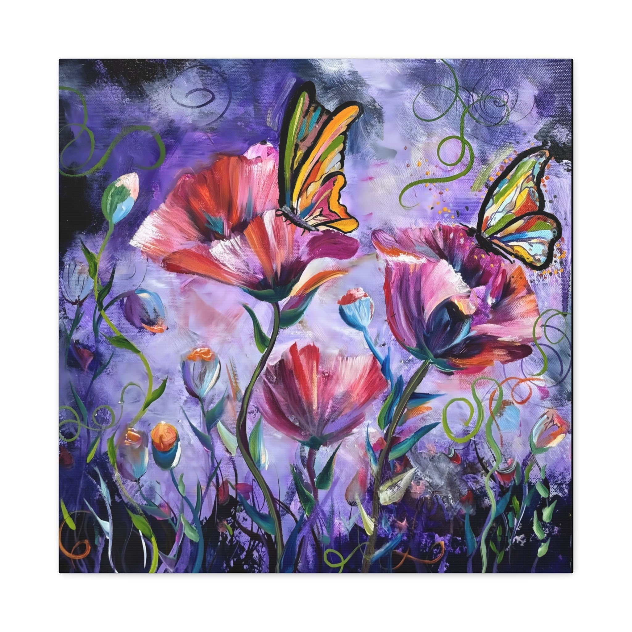 "Wanderer's Bloom" Canvas Print