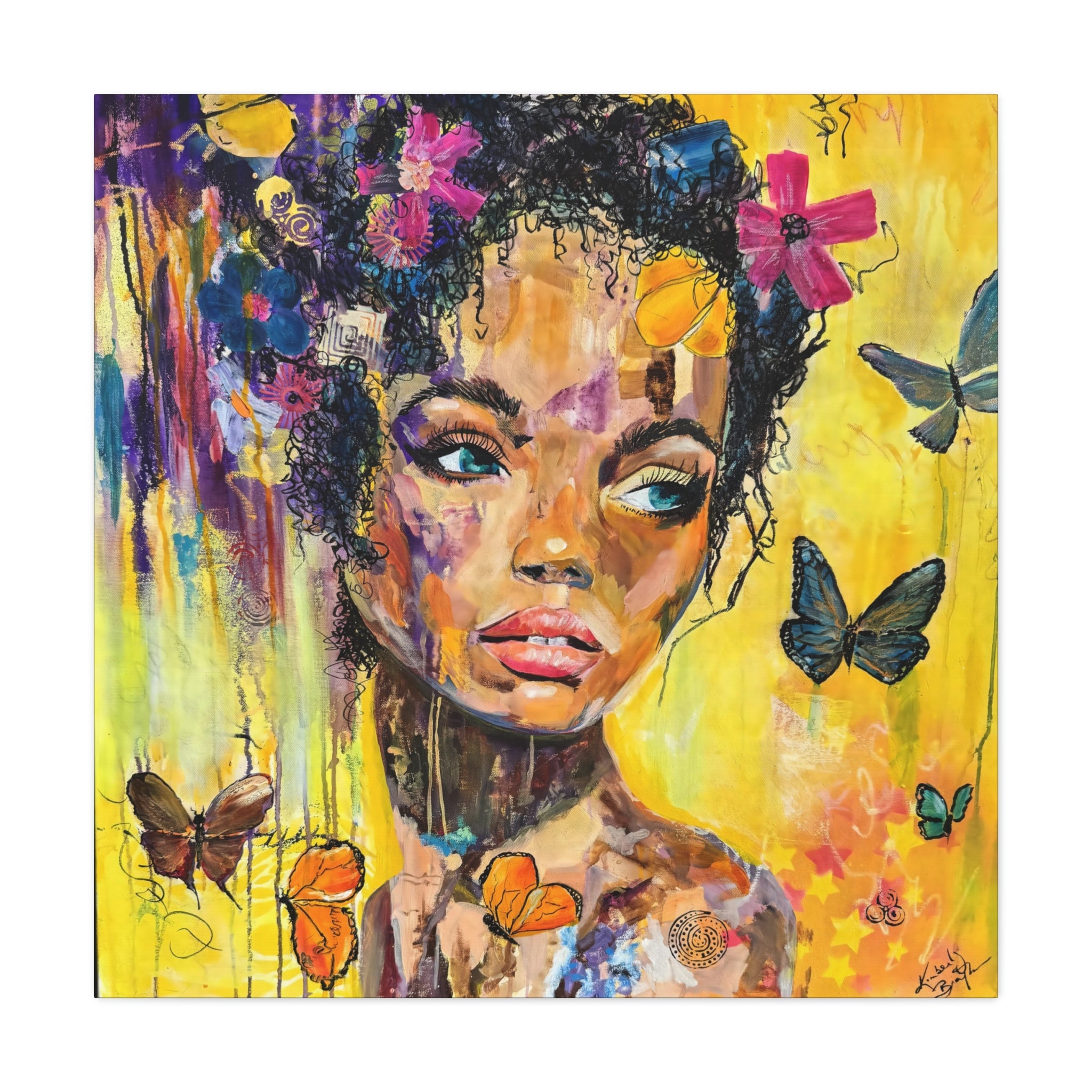 "Wondering," A Moment in Time Canvas Print