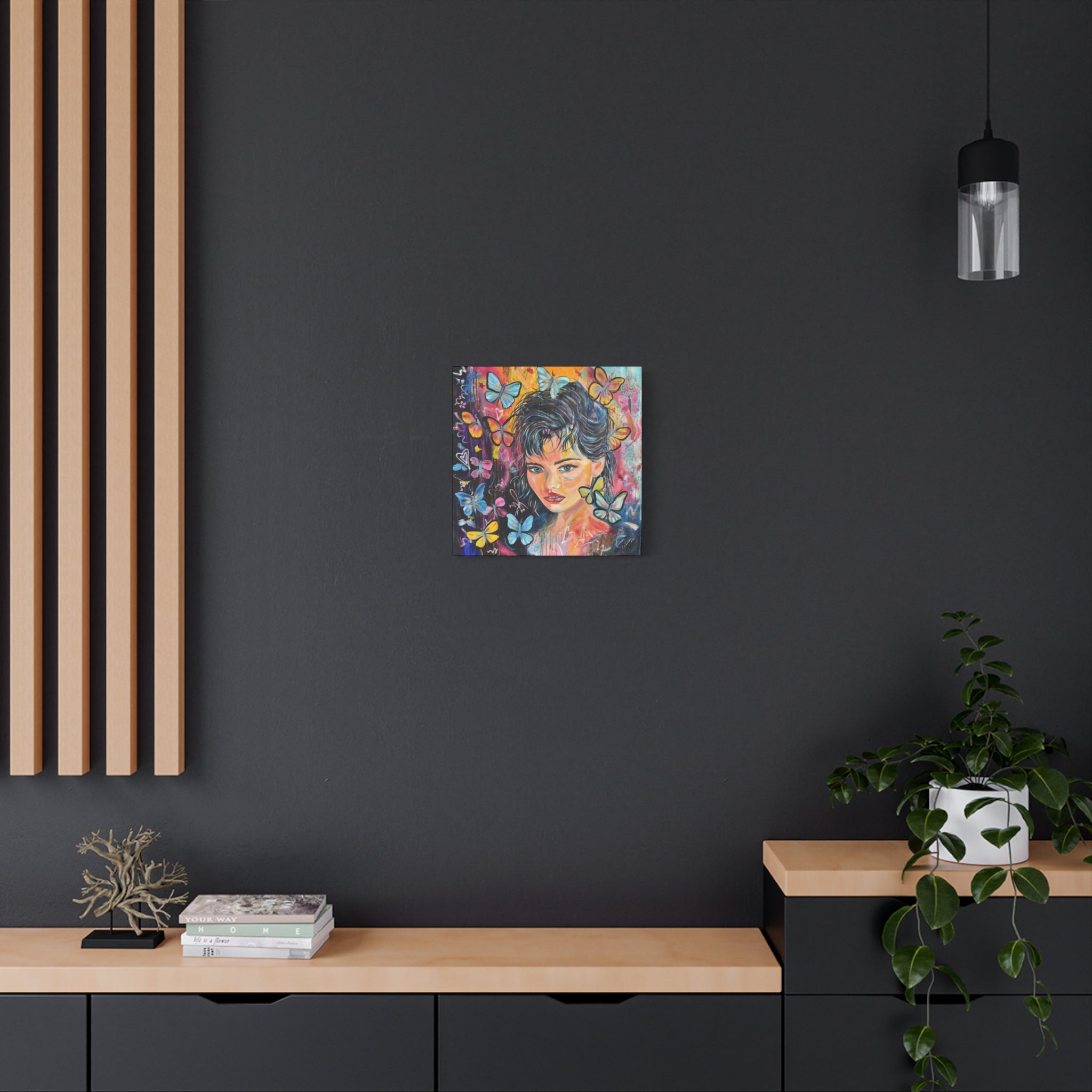 "Butterfly Princess" Canvas Wall Art