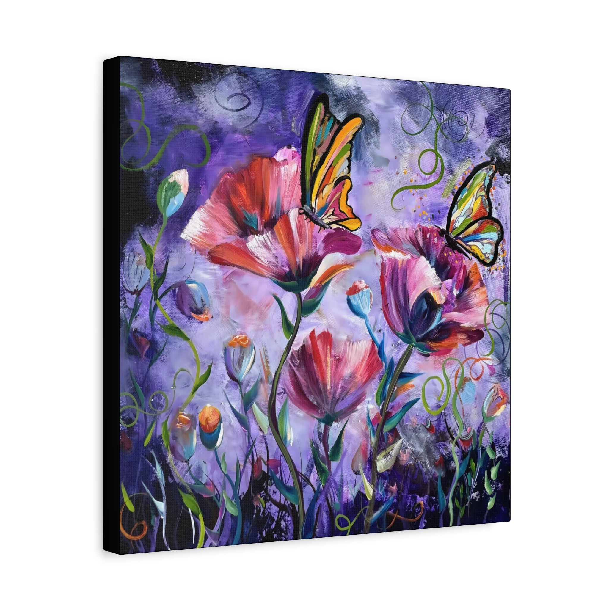 "Wanderer's Bloom" Canvas Print