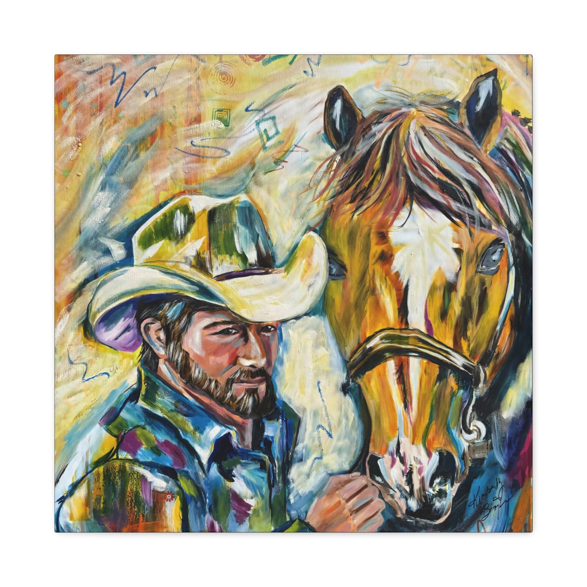 "Let's Ride," Canvas Art