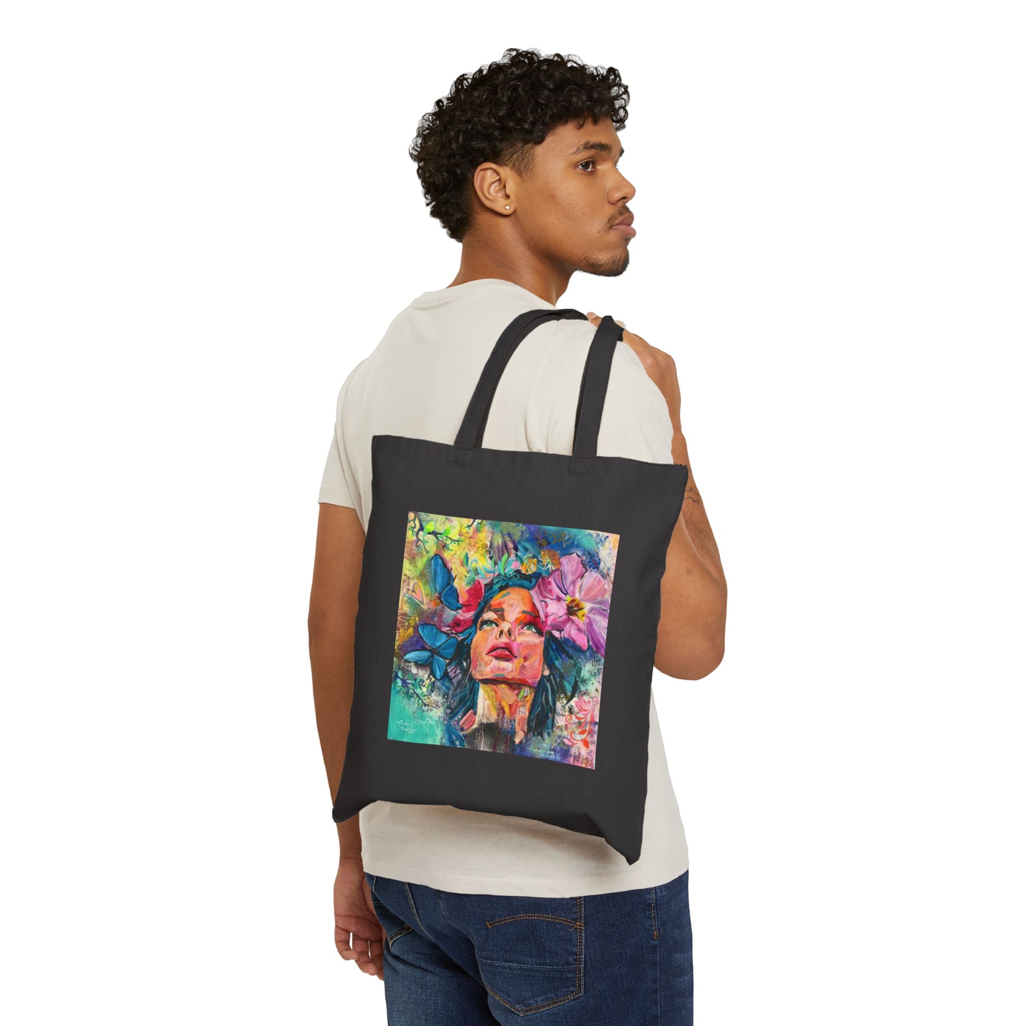 "We're All Dreamers" Art Tote Bag