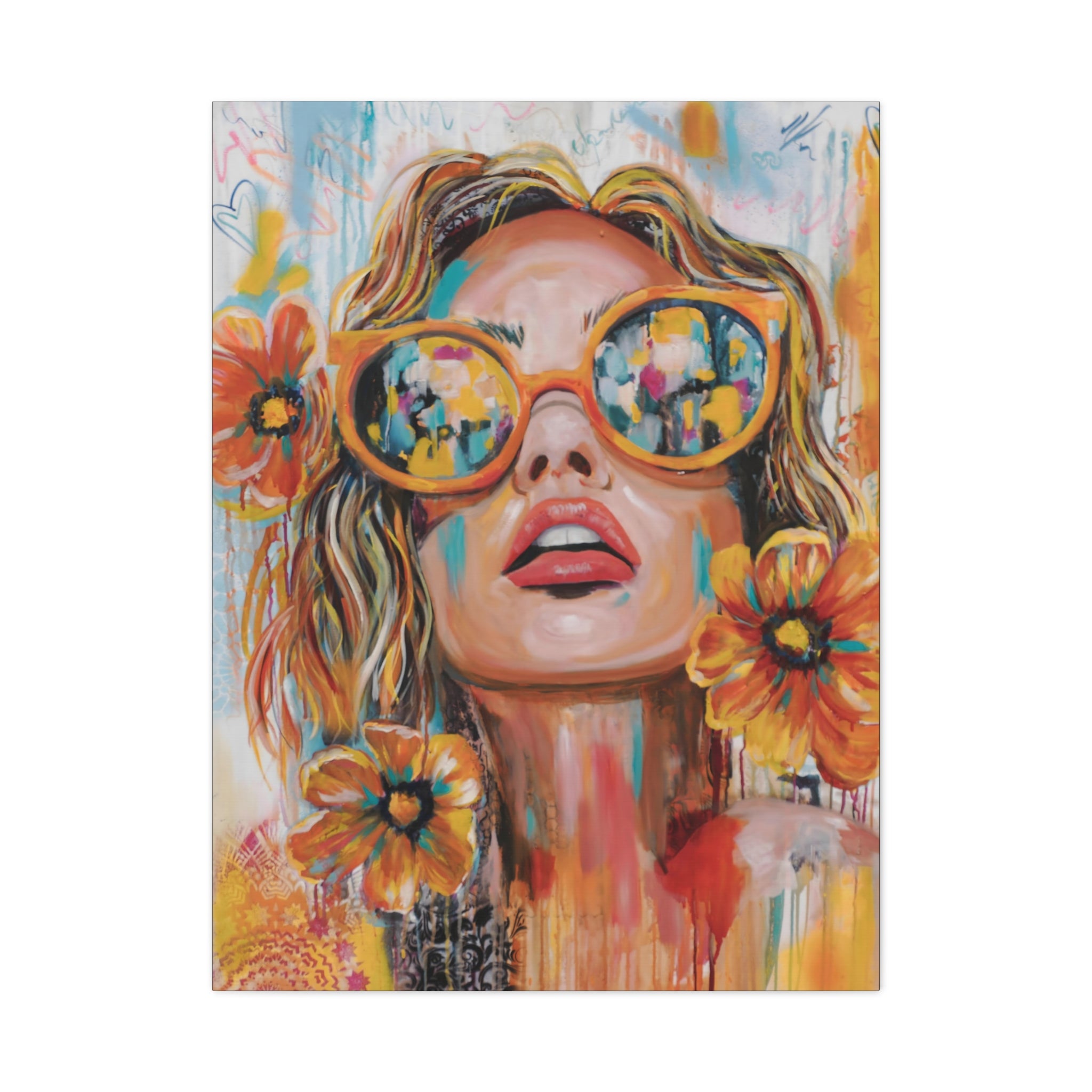 My Sunglass Summer — Hand-Embellished Giclée