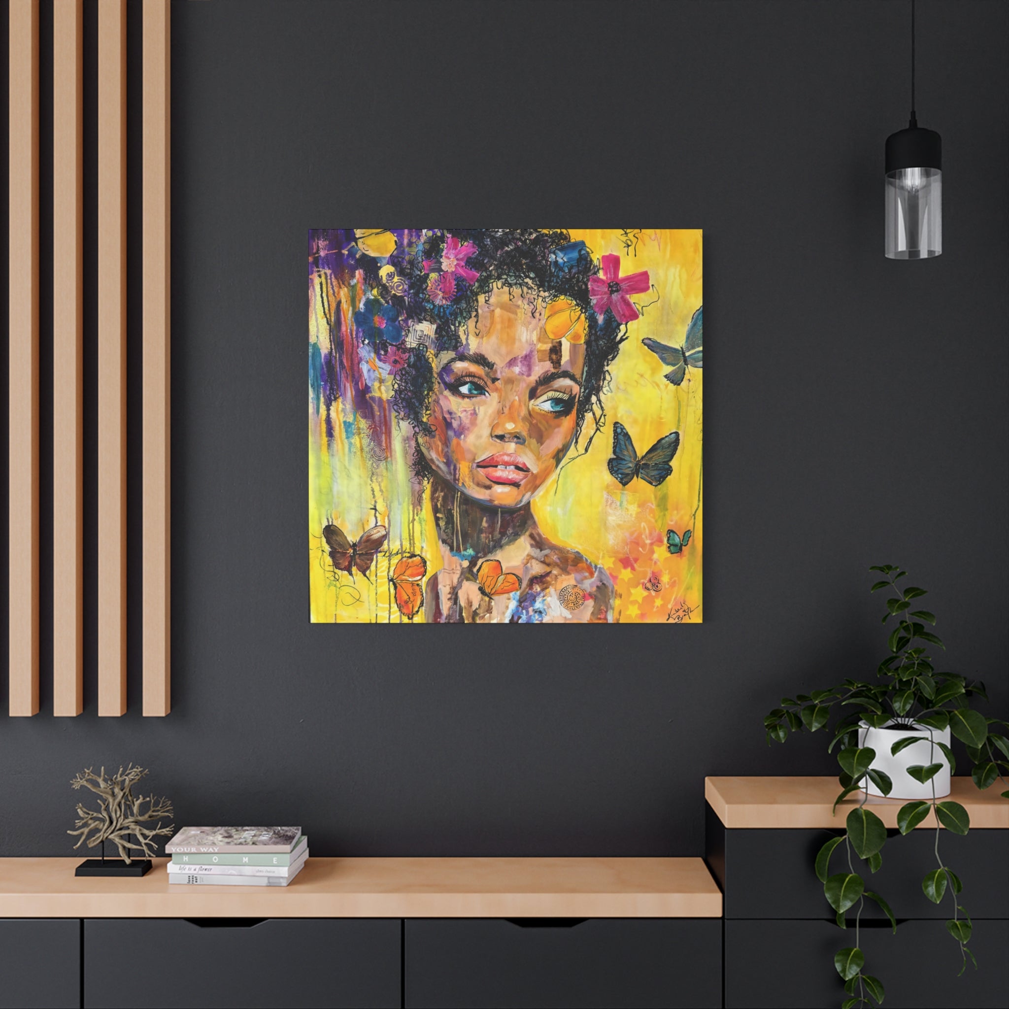 "Wondering," A Moment in Time Canvas Print