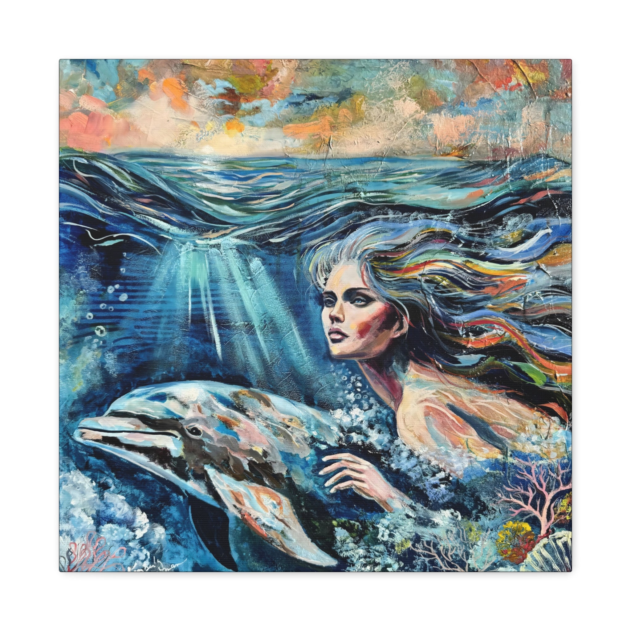 Under the Sea Art Canvas