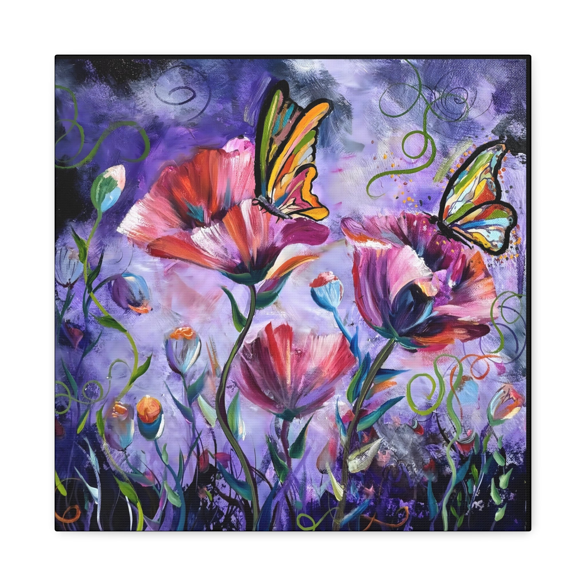 "Wanderer's Bloom" Canvas Print