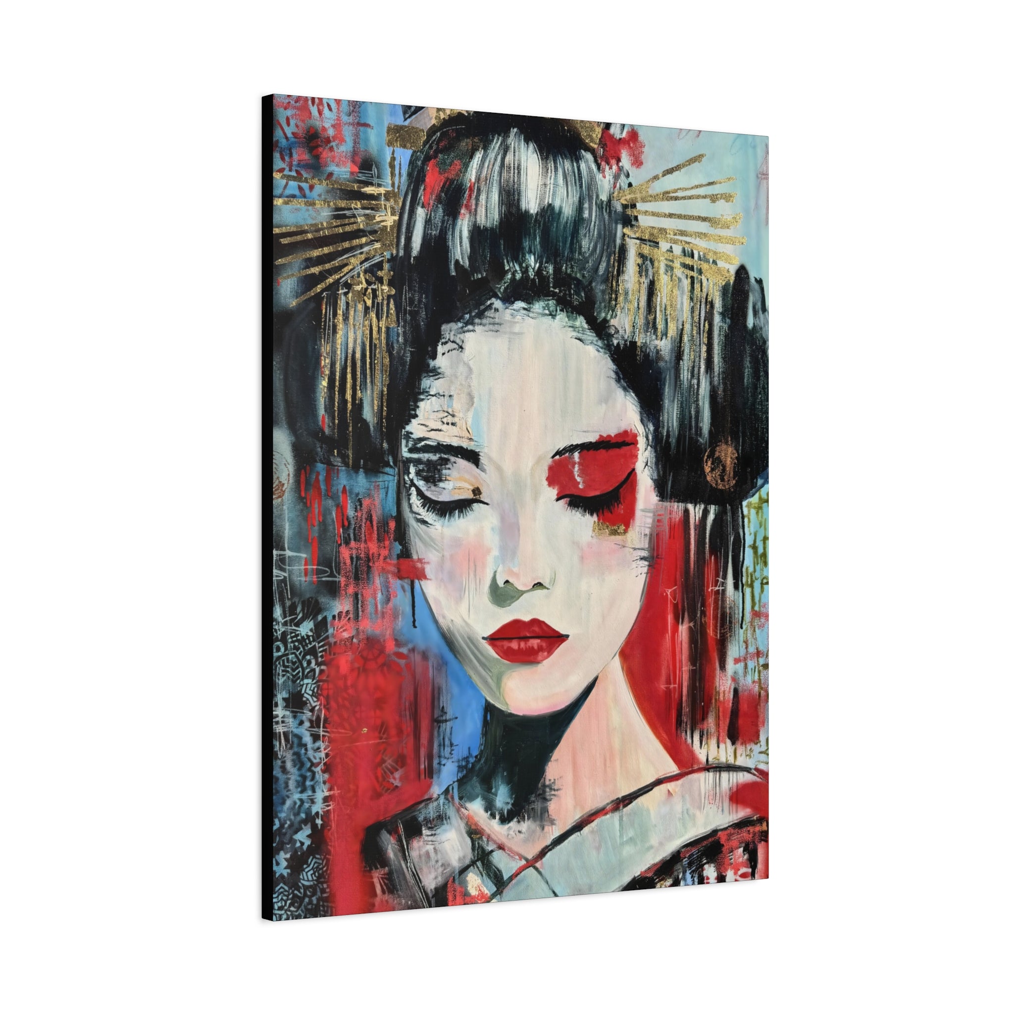 "White Geisha,"  Canvas Art