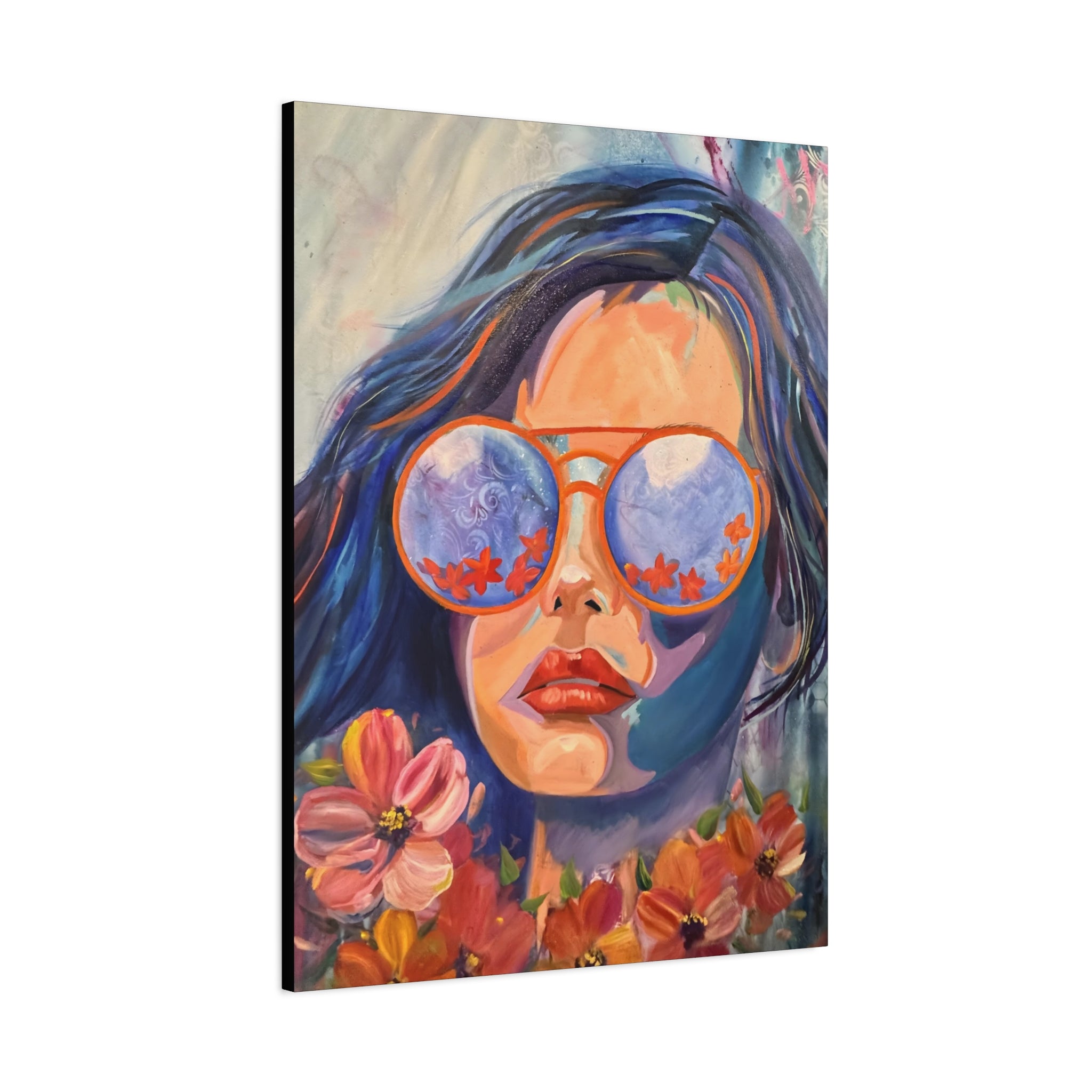 "Fiery Summer" Canvas Art