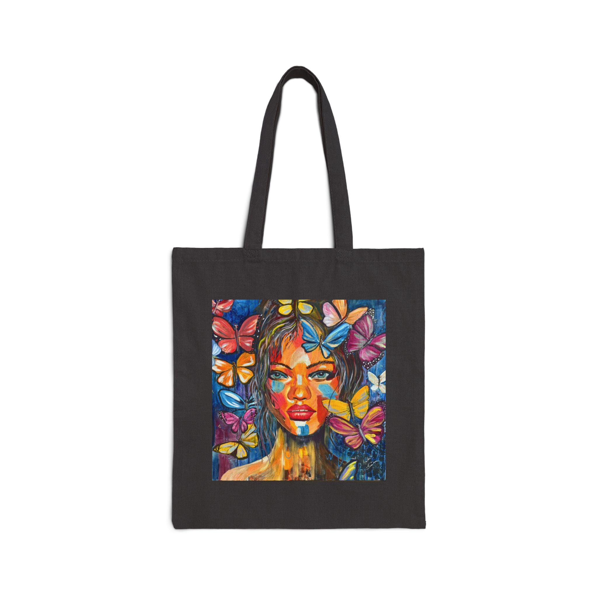 Vibrant Butterfly Art Tote Bag