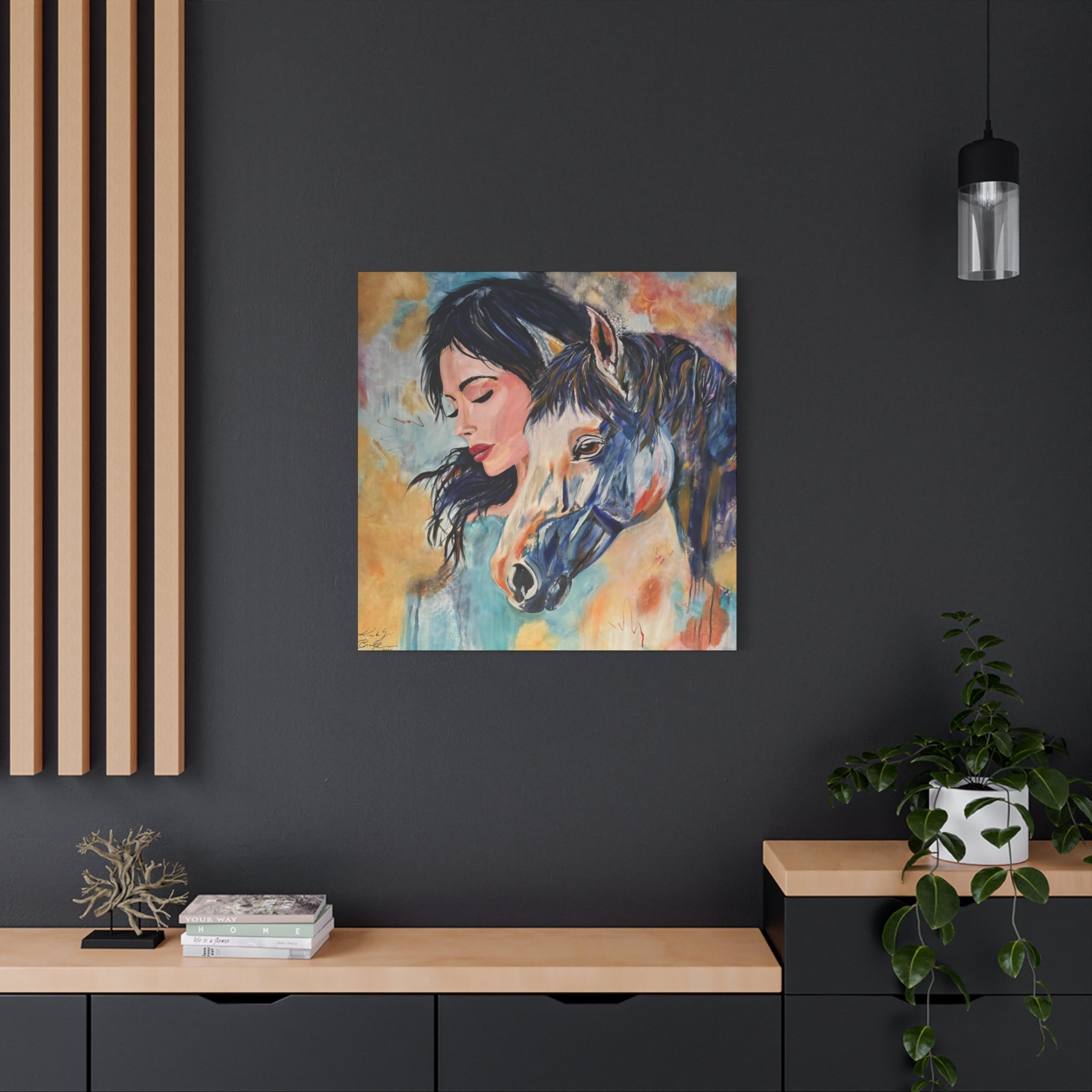 "Horse Dreams" Canvas Art Print