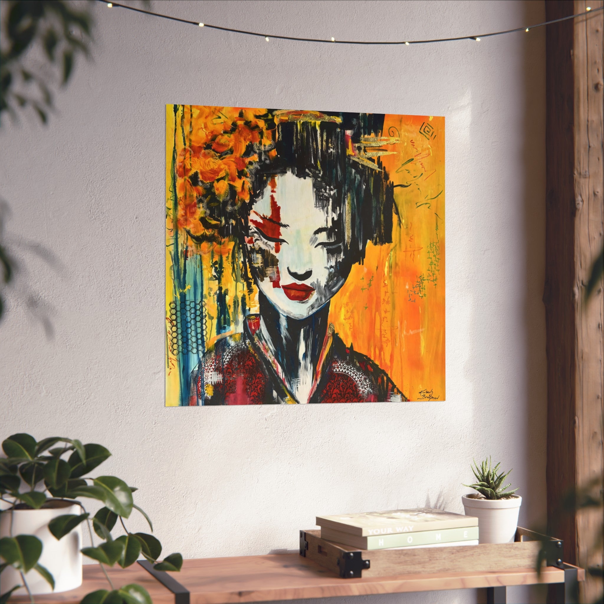 "Red Geisha" Fine Art Giclée Print