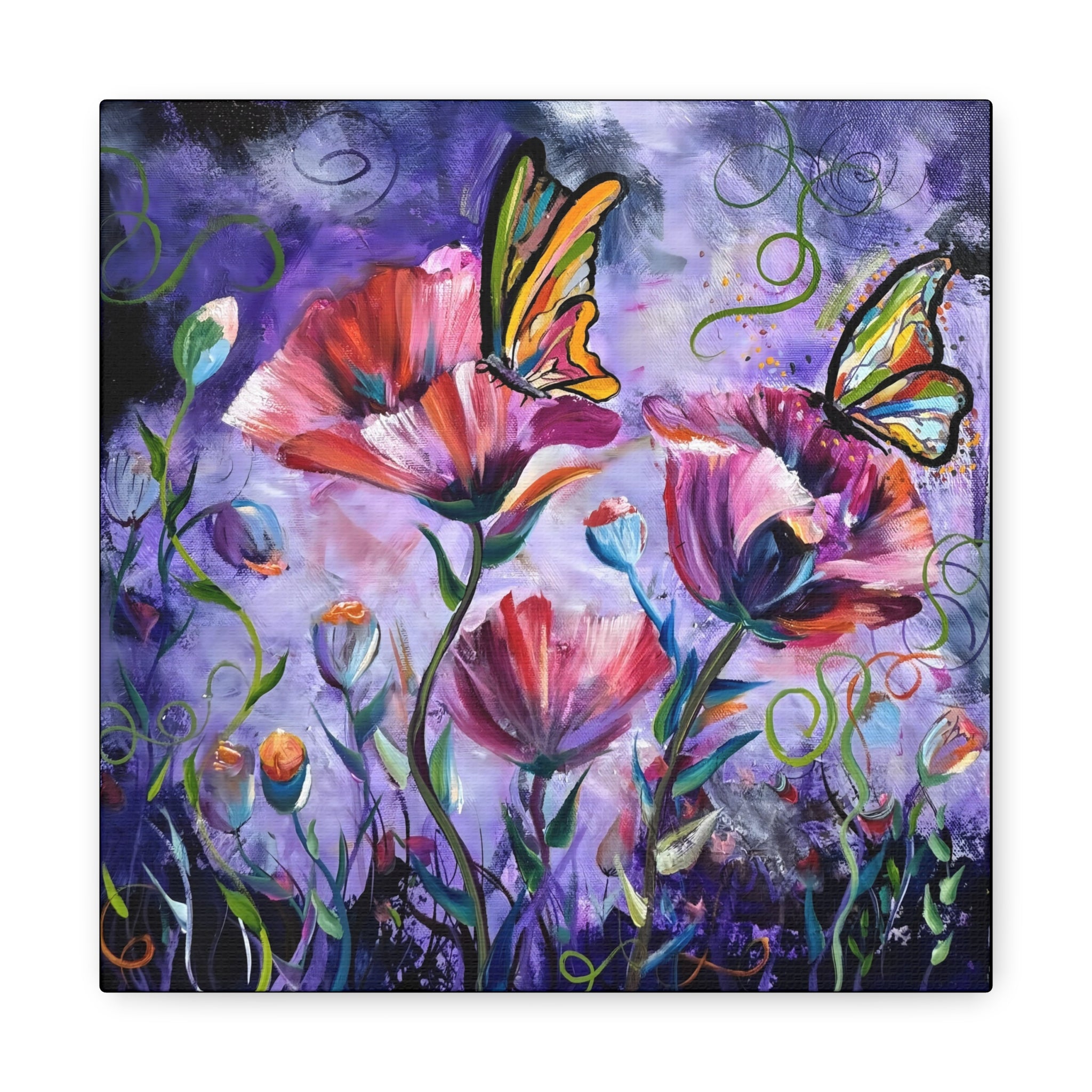 "Wanderer's Bloom" Canvas Print
