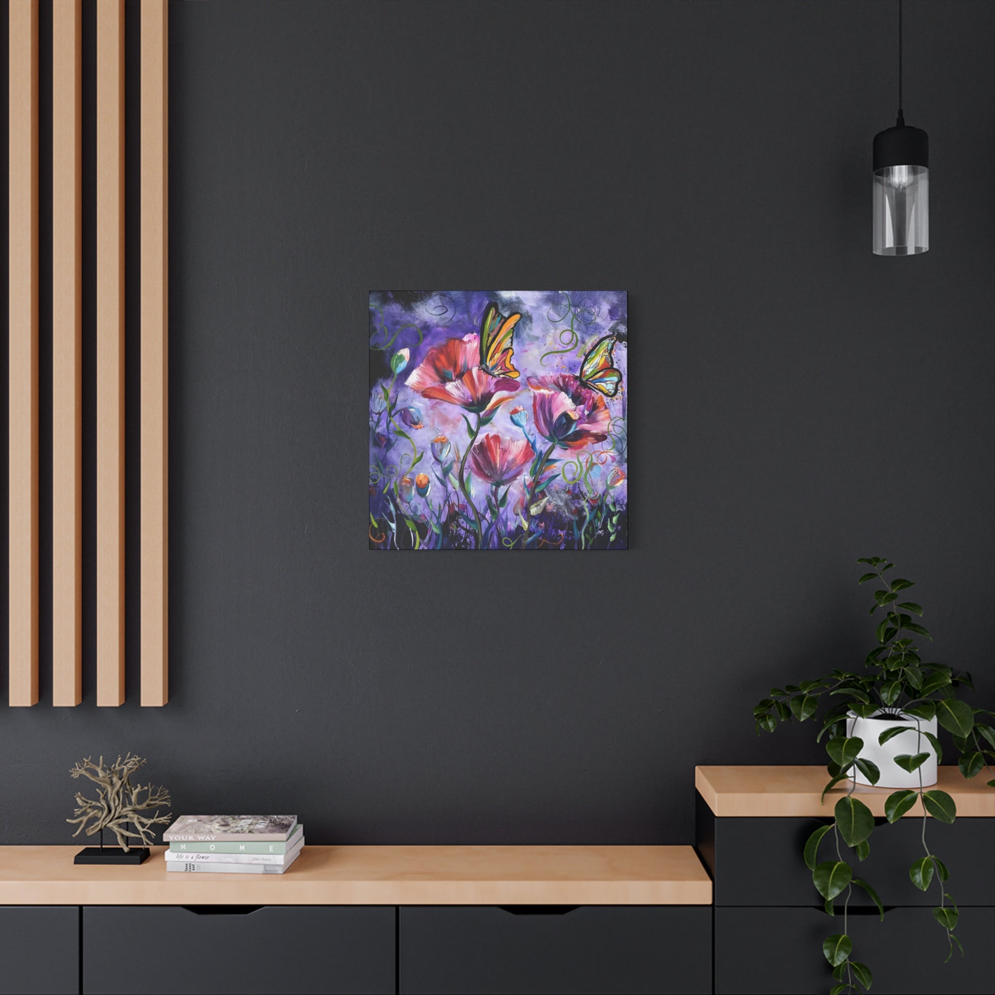 "Wanderer's Bloom" Canvas Print