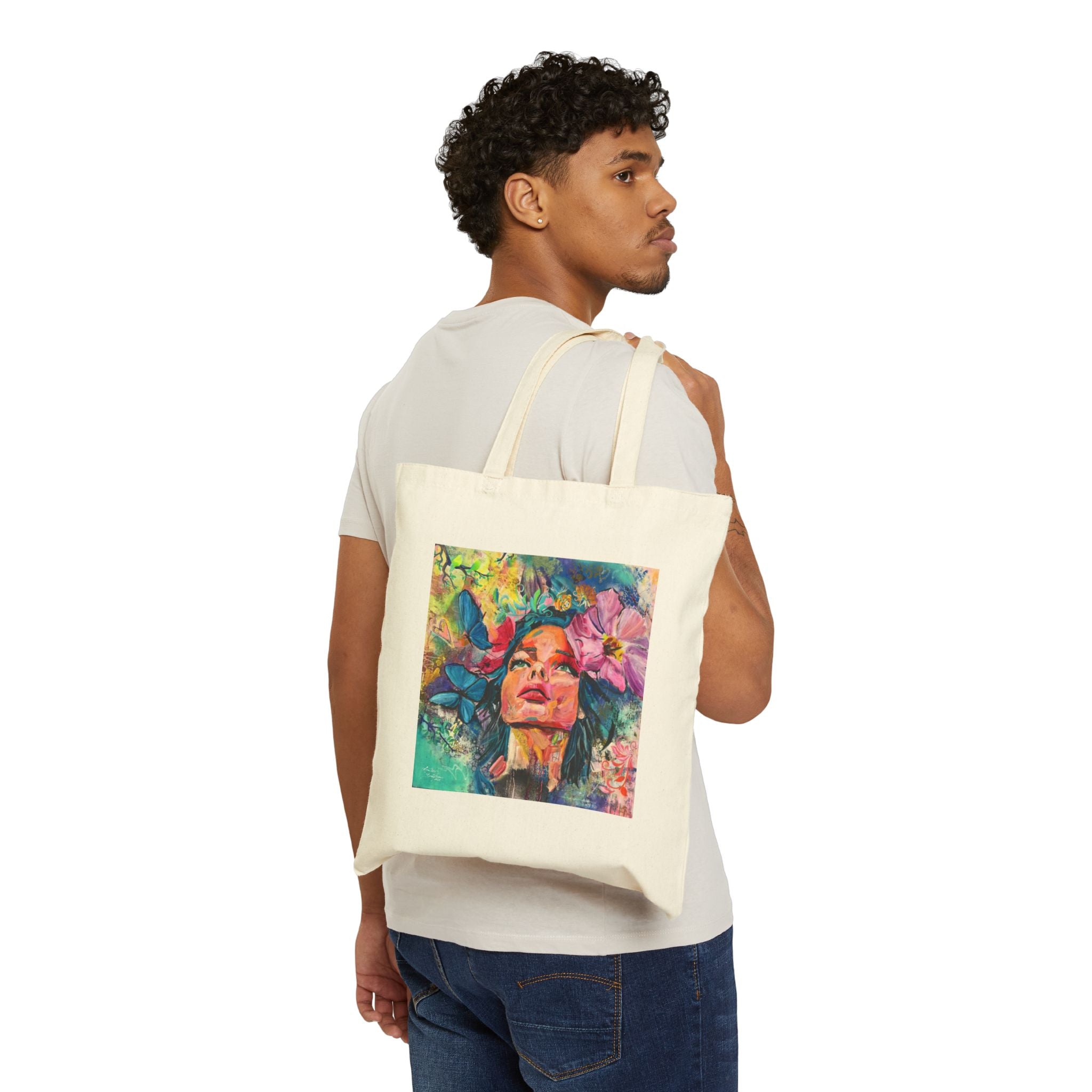 "We're All Dreamers" Art Tote Bag
