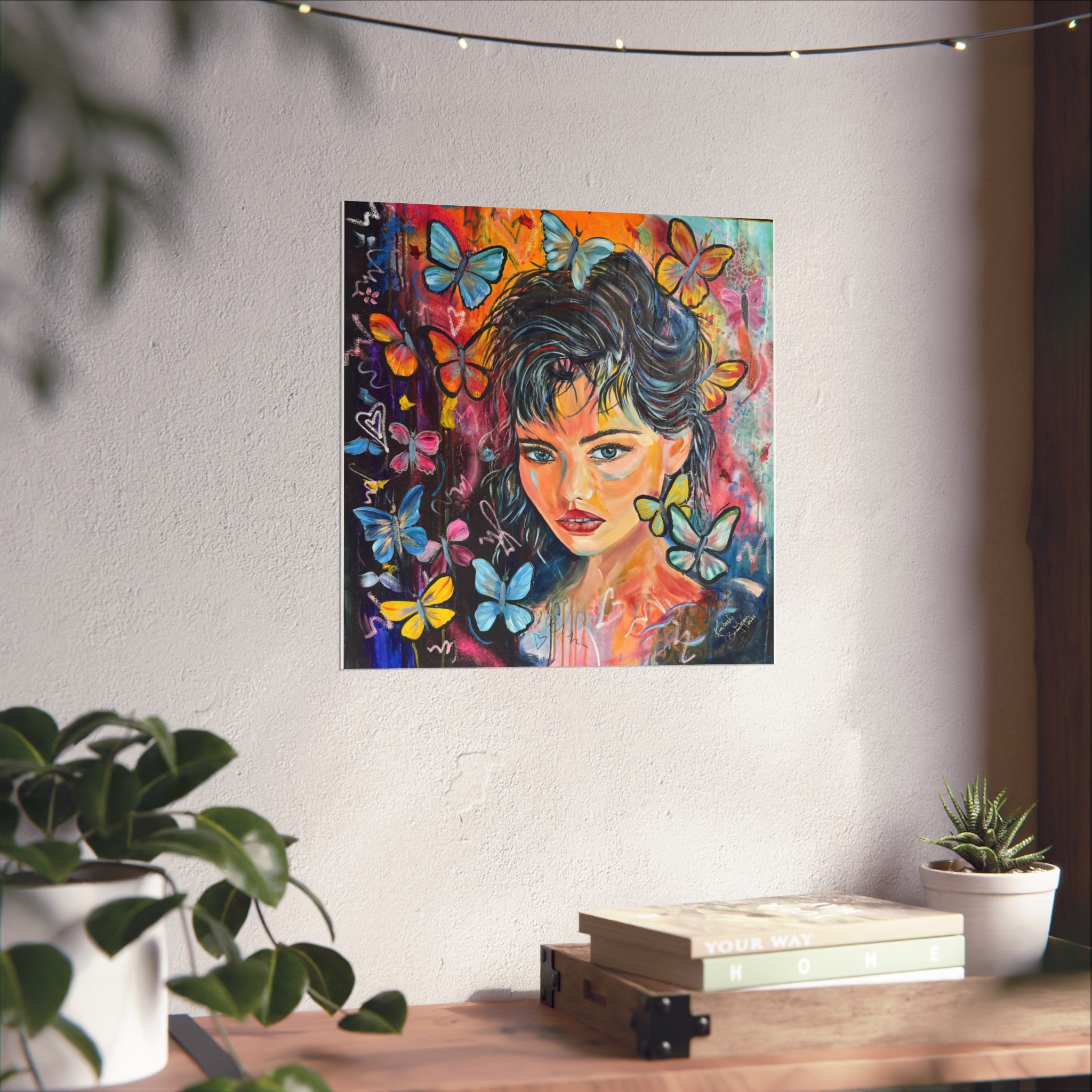 "Buttterfly Princess" Fine Art Giclée Print