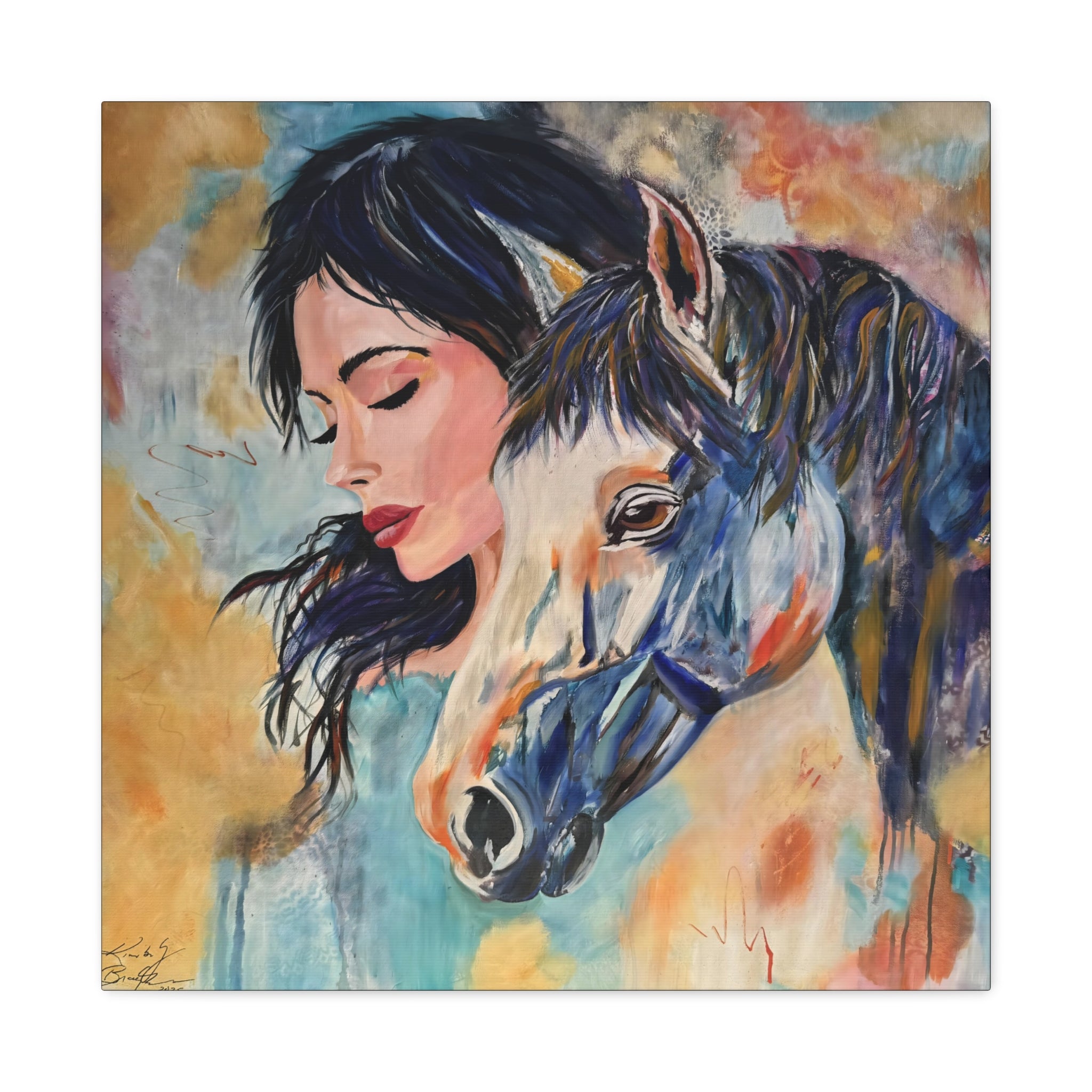 "Horse Dreams" Canvas Art Print