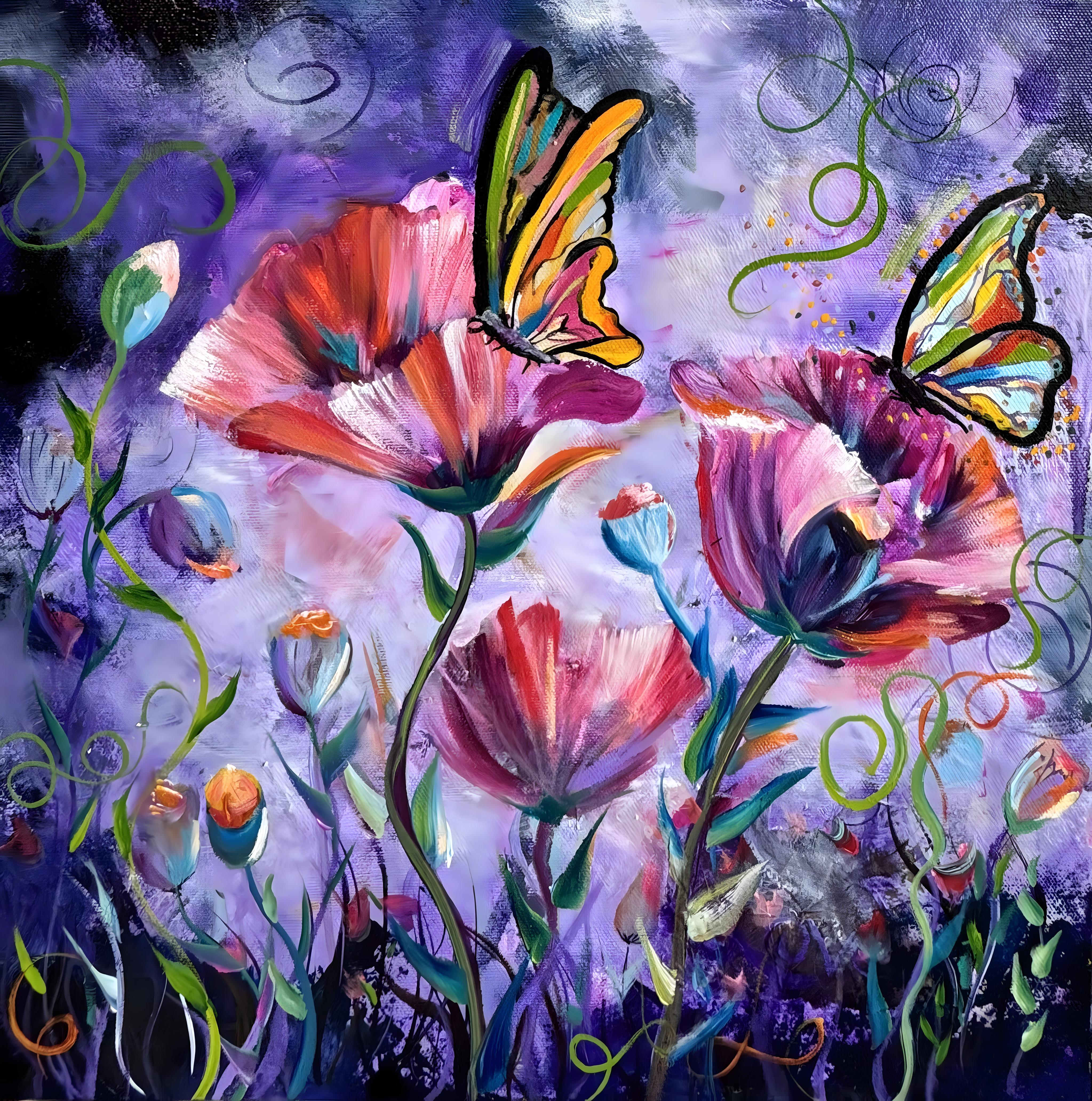 Wanderer's Bloom- Original Art
